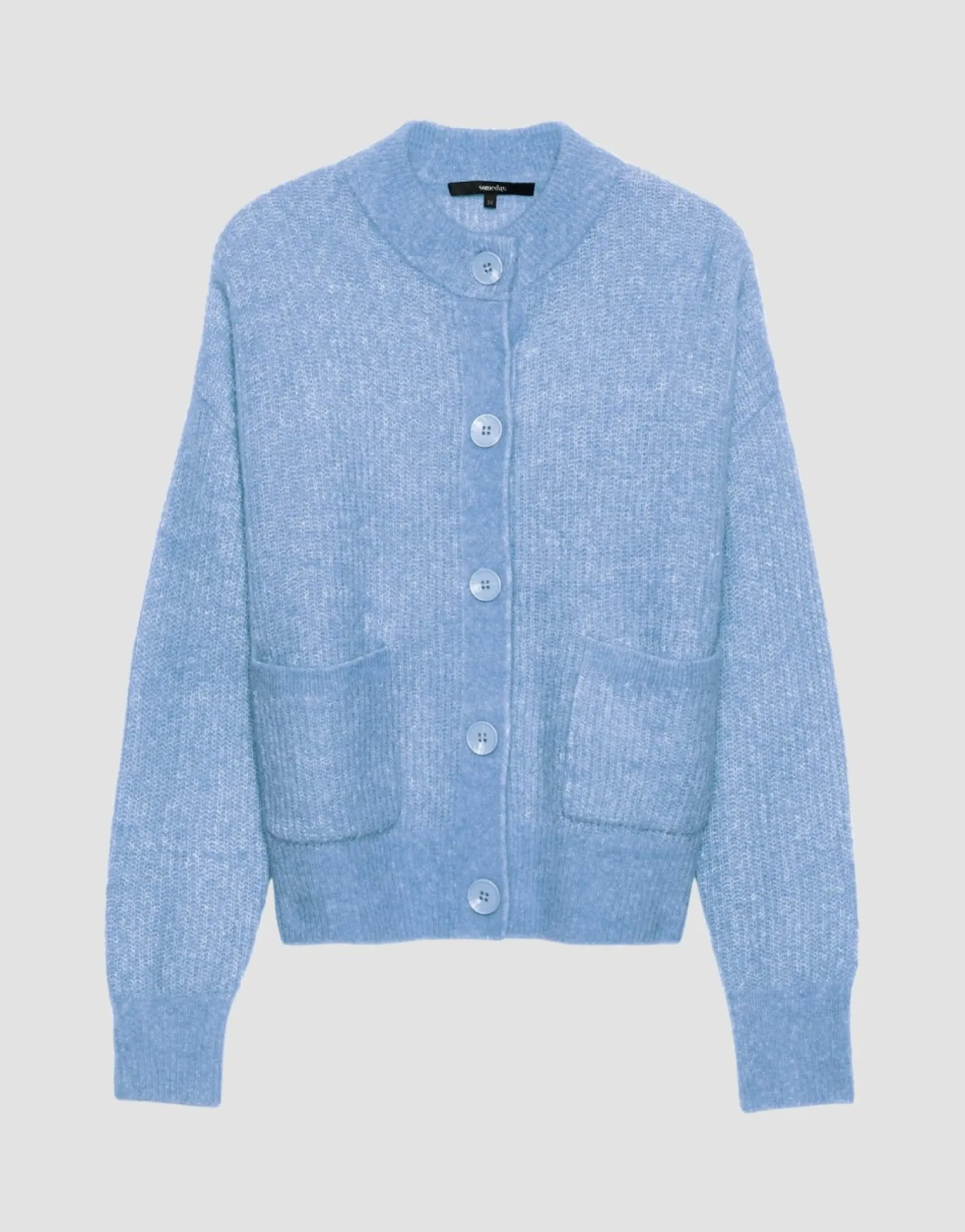someday Fashion Gebreide Items>Gebreid Vest Tesha Balance Blue