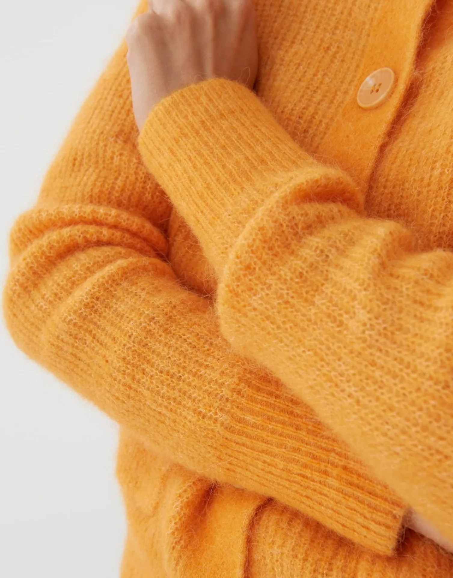 someday Fashion Gebreide Items>Gebreid Vest Tesha Crush Orange