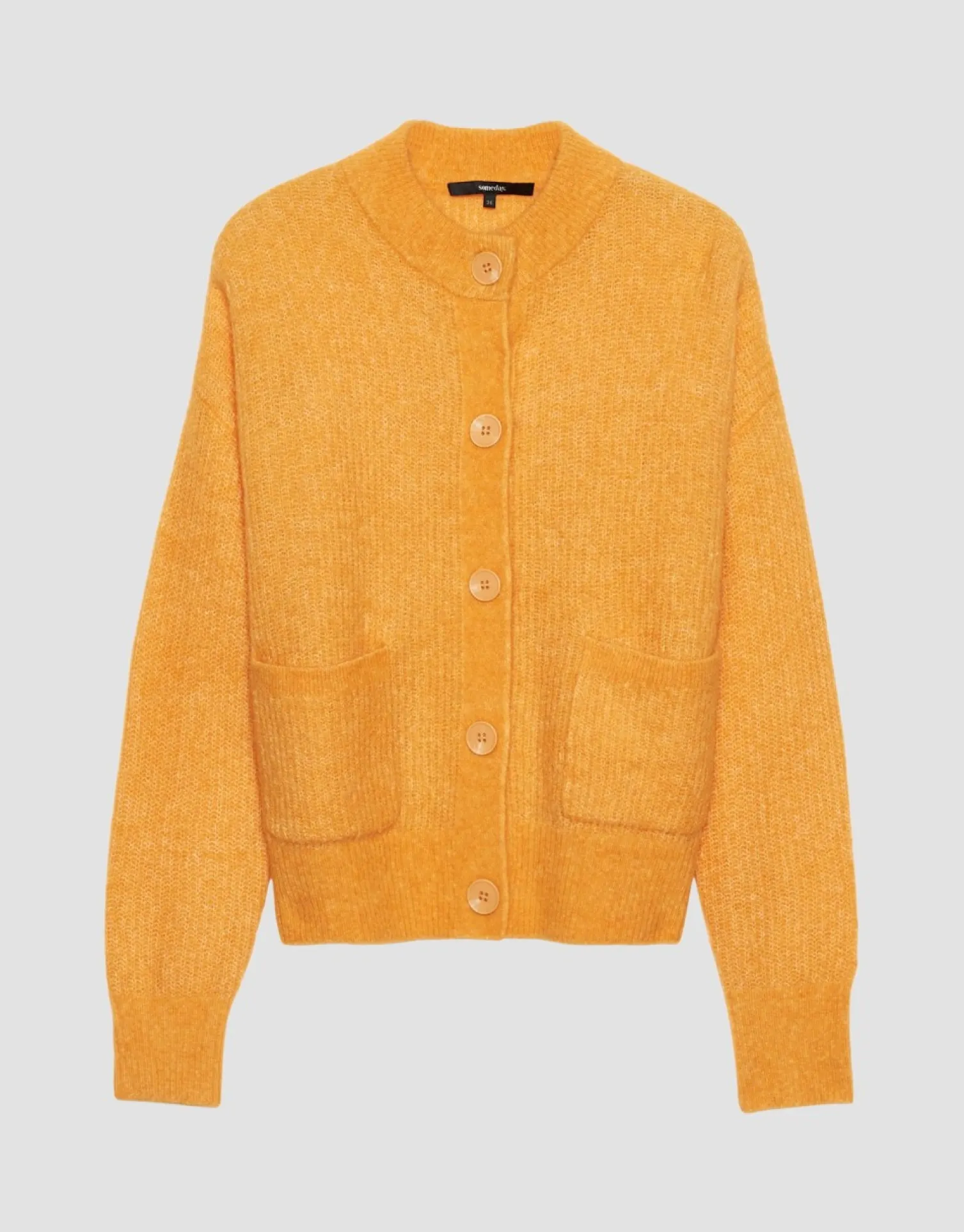 someday Fashion Gebreide Items>Gebreid Vest Tesha Crush Orange