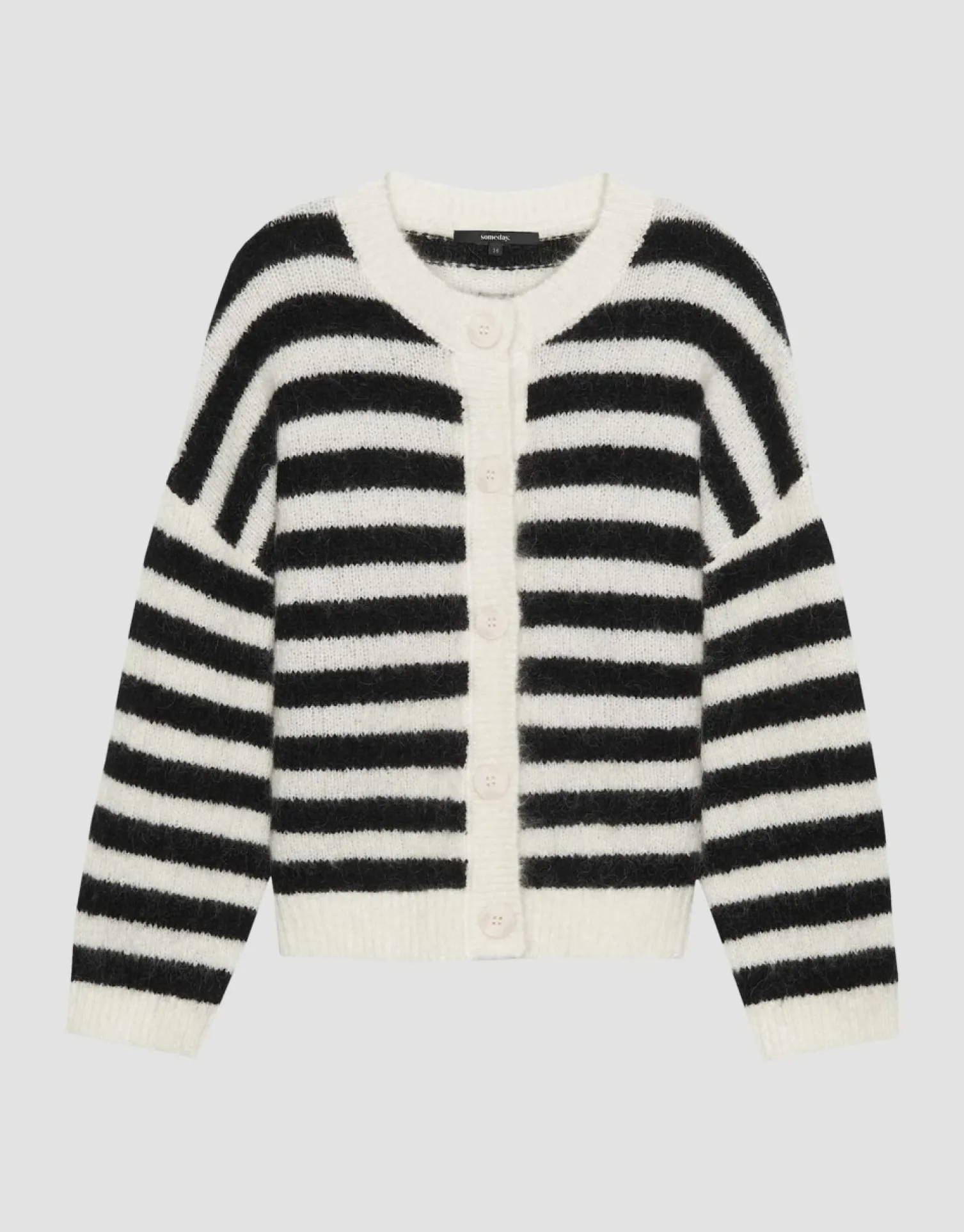 someday Fashion Gebreide Items>Gebreid Vest Tevie Soft Cream
