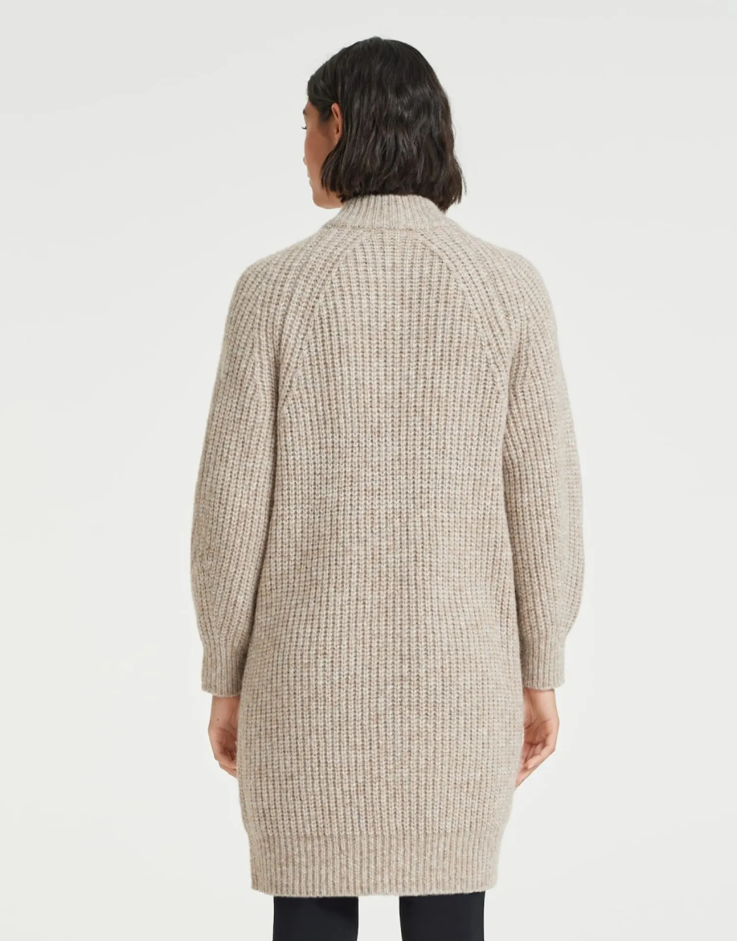 someday Fashion Jurken Rokken>Gebreide Jurk Wetrissi Nutmeg