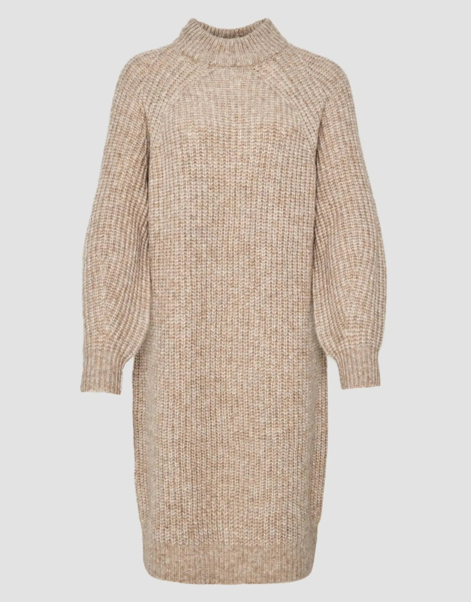 someday Fashion Jurken Rokken>Gebreide Jurk Wetrissi Nutmeg