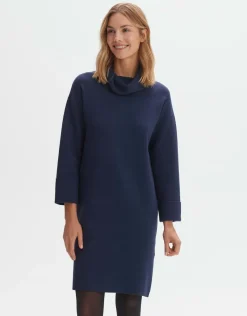 someday Fashion Jurken Rokken>Gebreide Jurk Wipino Coal Blue