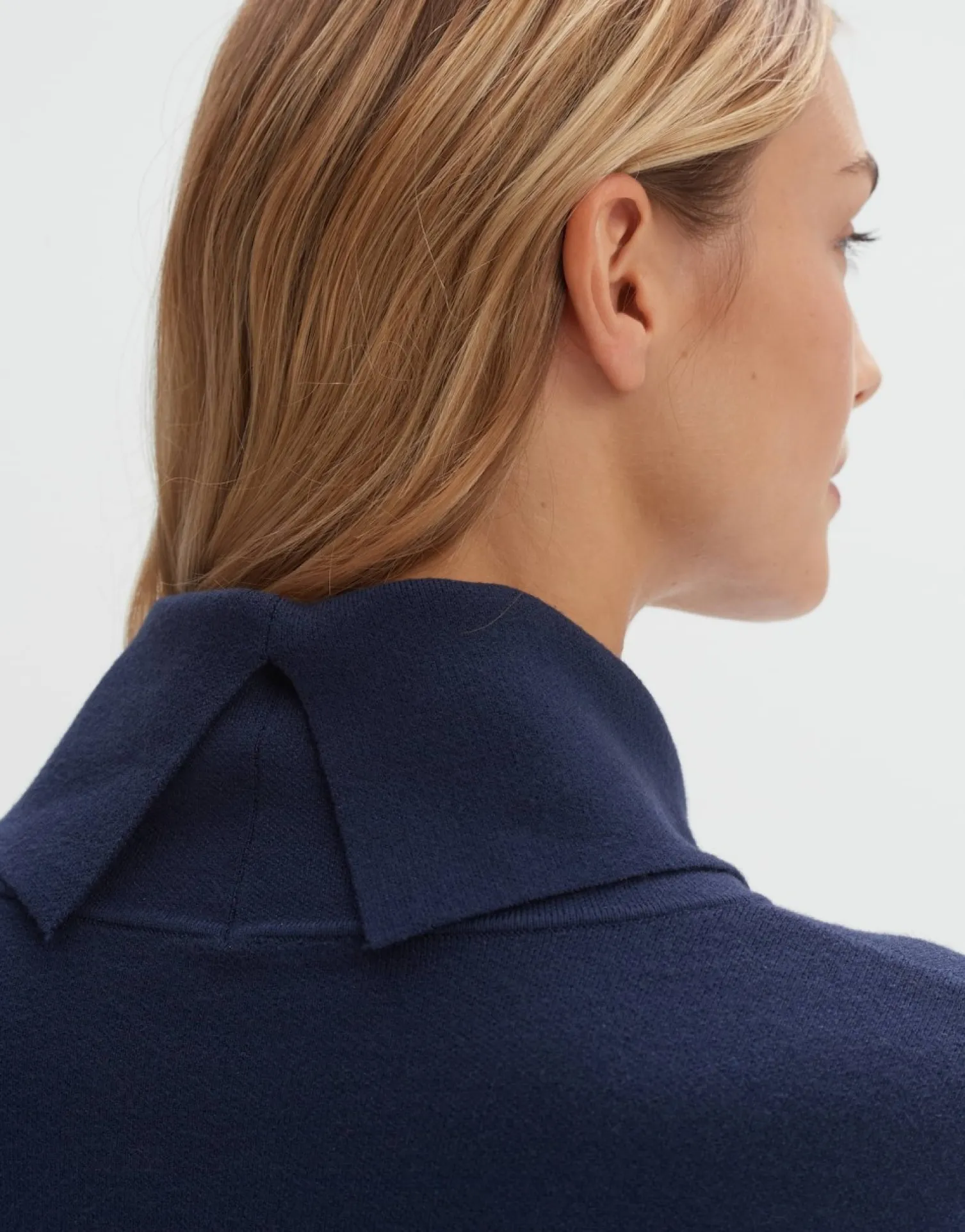 someday Fashion Jurken Rokken>Gebreide Jurk Wipino Coal Blue