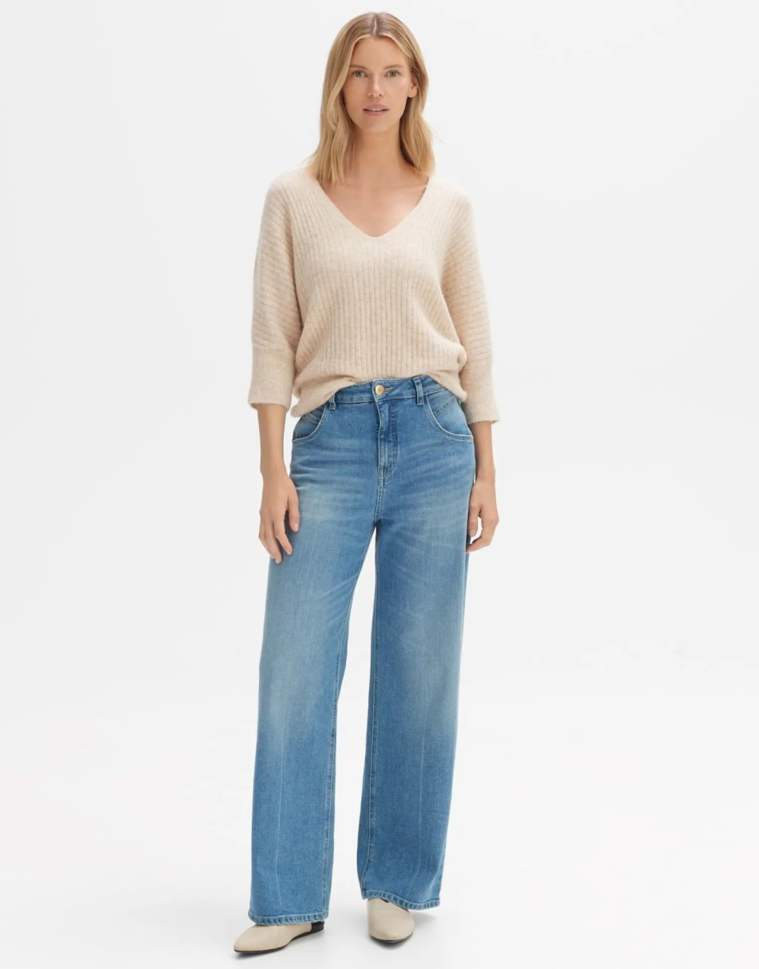 someday Fashion Gebreide Items>Gebreide Trui Peruso Natural Glaze