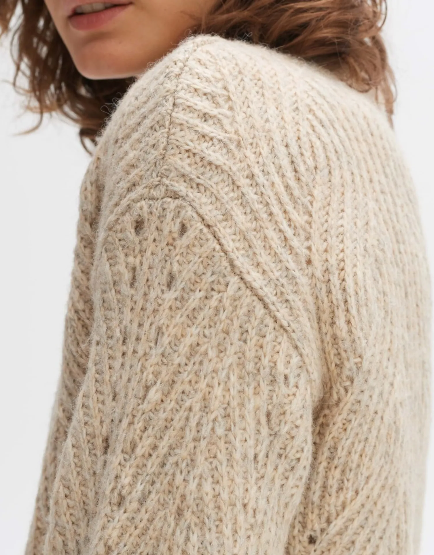 someday Fashion Gebreide Items>Gebreide Trui Pojama Macadamia