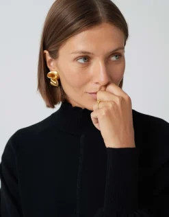 someday Fashion Gebreide Items>Gebreide Trui Tarisi Detail Black