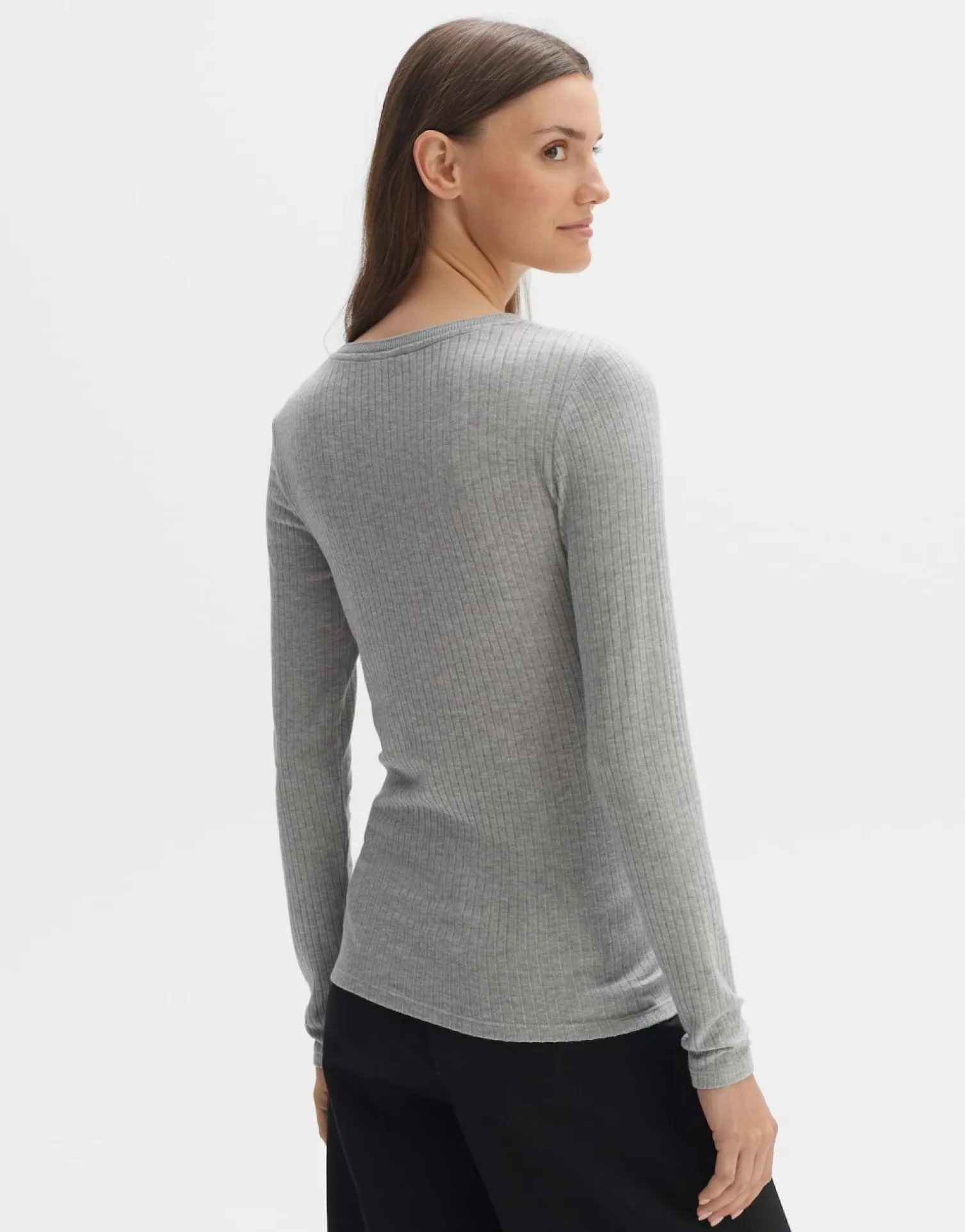 someday Fashion Shirts>Geribd Shirt Sulikko Soft Hazy Fog Melange