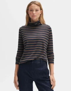 someday Fashion Shirts>Gestreept Shirt Suraso Coal Blue