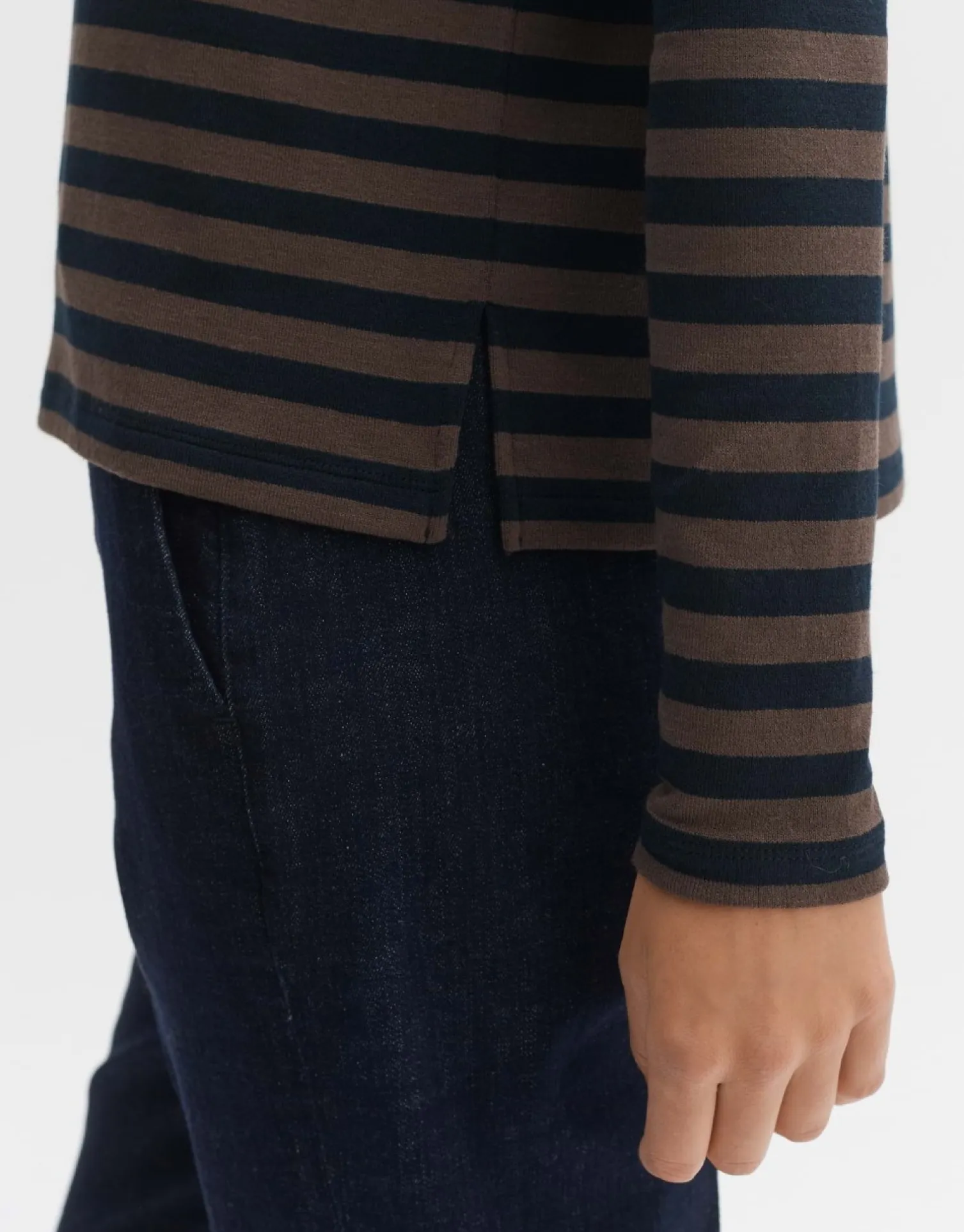 someday Fashion Shirts>Gestreept Shirt Suraso Coal Blue