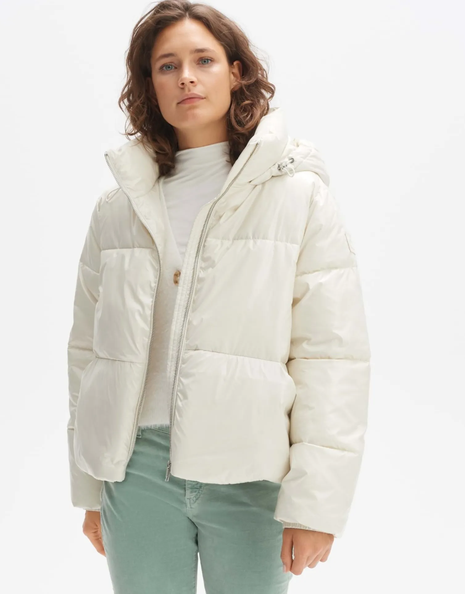someday Fashion Outdoor>Gewatteerd Jas Hamuro Milk