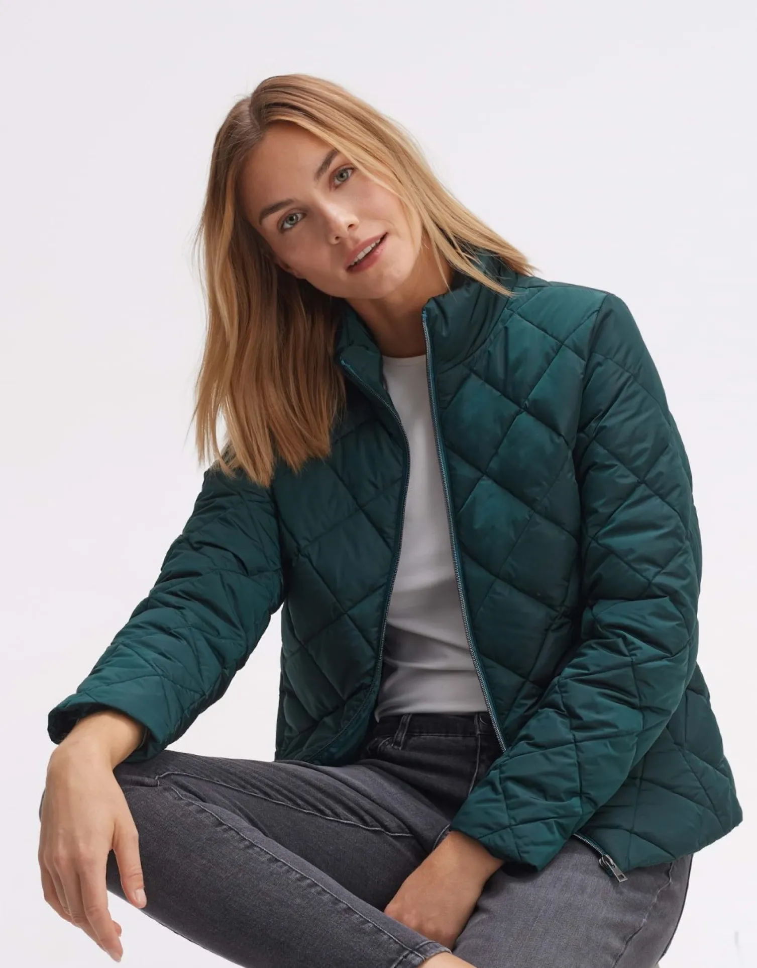 someday Fashion Outdoor>Gewatteerd Jas Holisha Deep Teal
