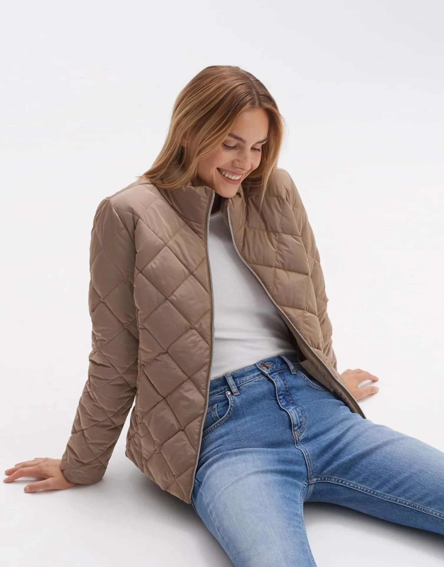 someday Fashion Outdoor>Gewatteerd Jas Holisha Nutmeg