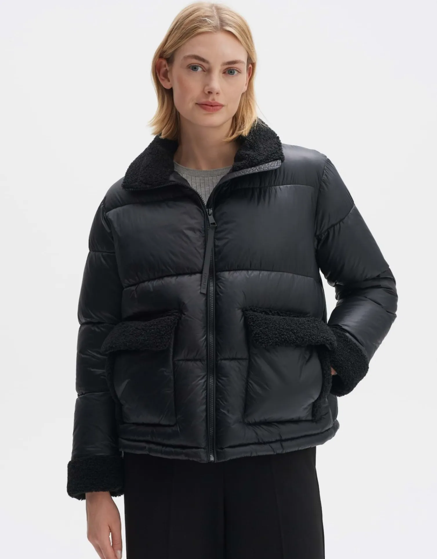 someday Fashion Outdoor>Gewatteerd Jas Holita Black