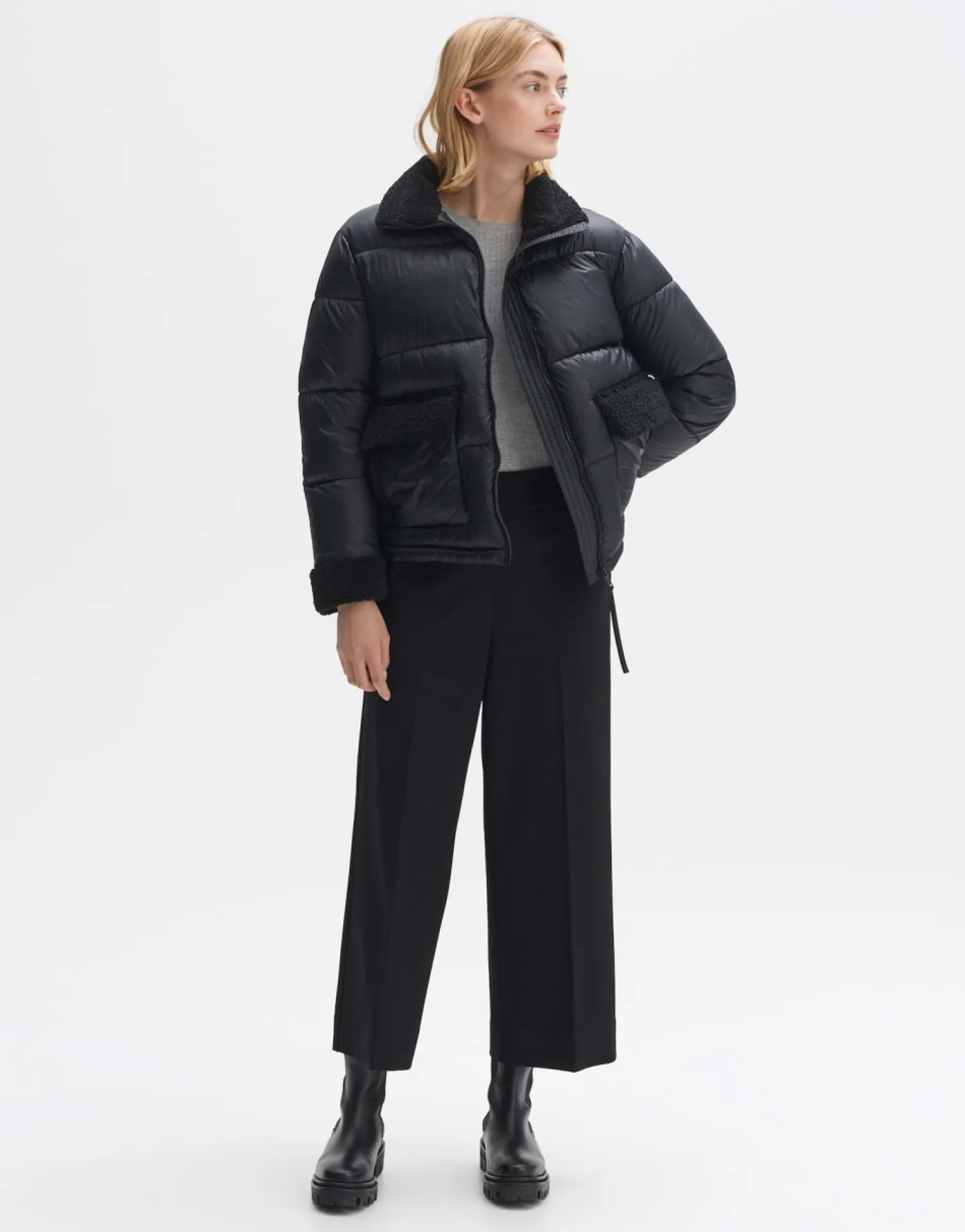 someday Fashion Outdoor>Gewatteerd Jas Holita Black