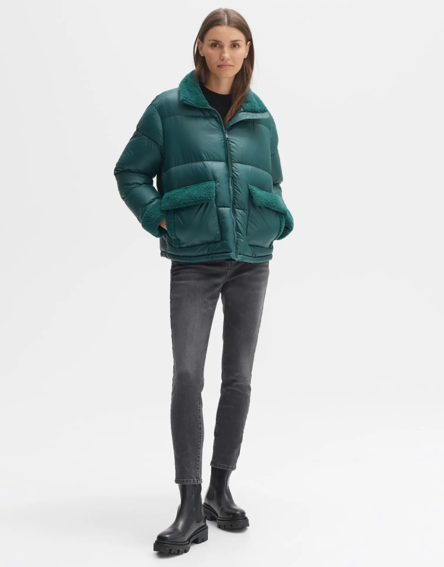 someday Fashion Outdoor>Gewatteerd Jas Holita Deep Teal
