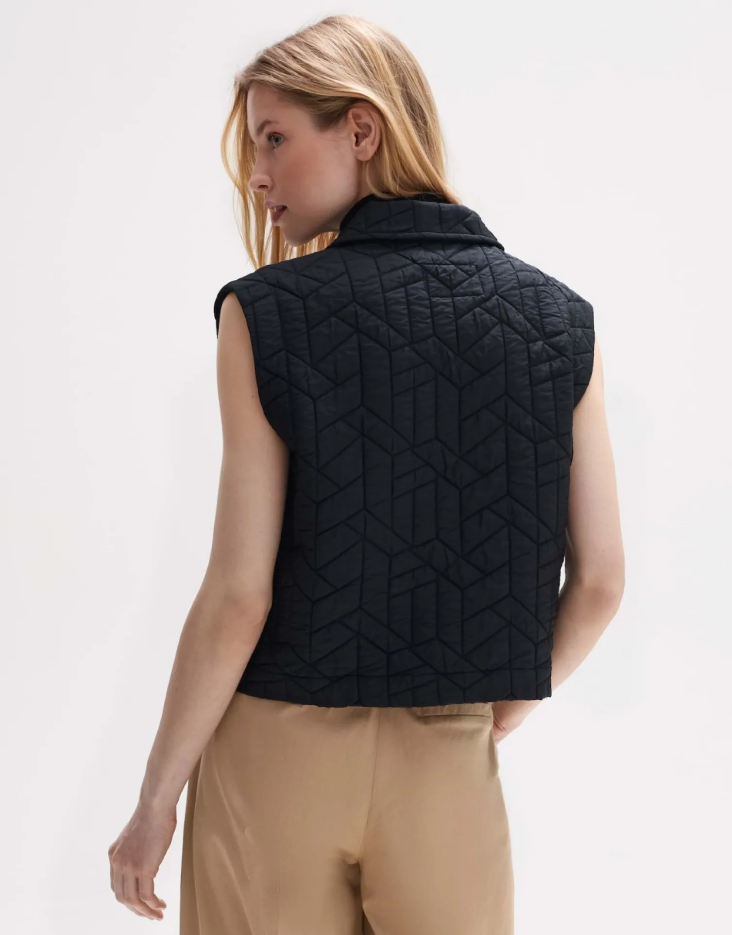 someday Fashion Blazer Vesten>Gewatteerde Bodywarmer Walito Black