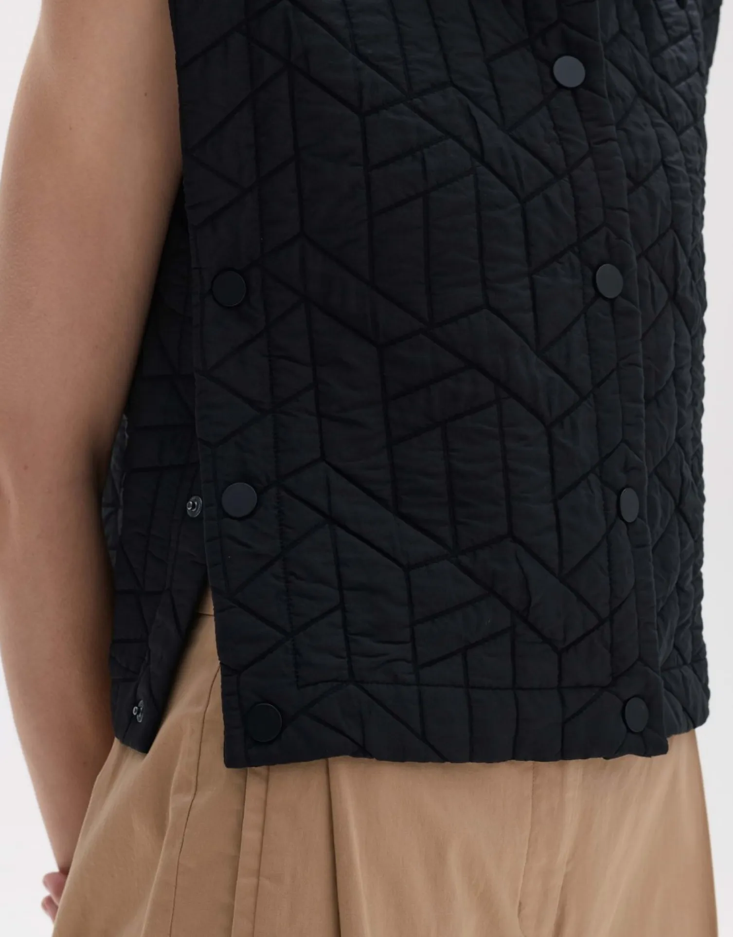 someday Fashion Blazer Vesten>Gewatteerde Bodywarmer Walito Black