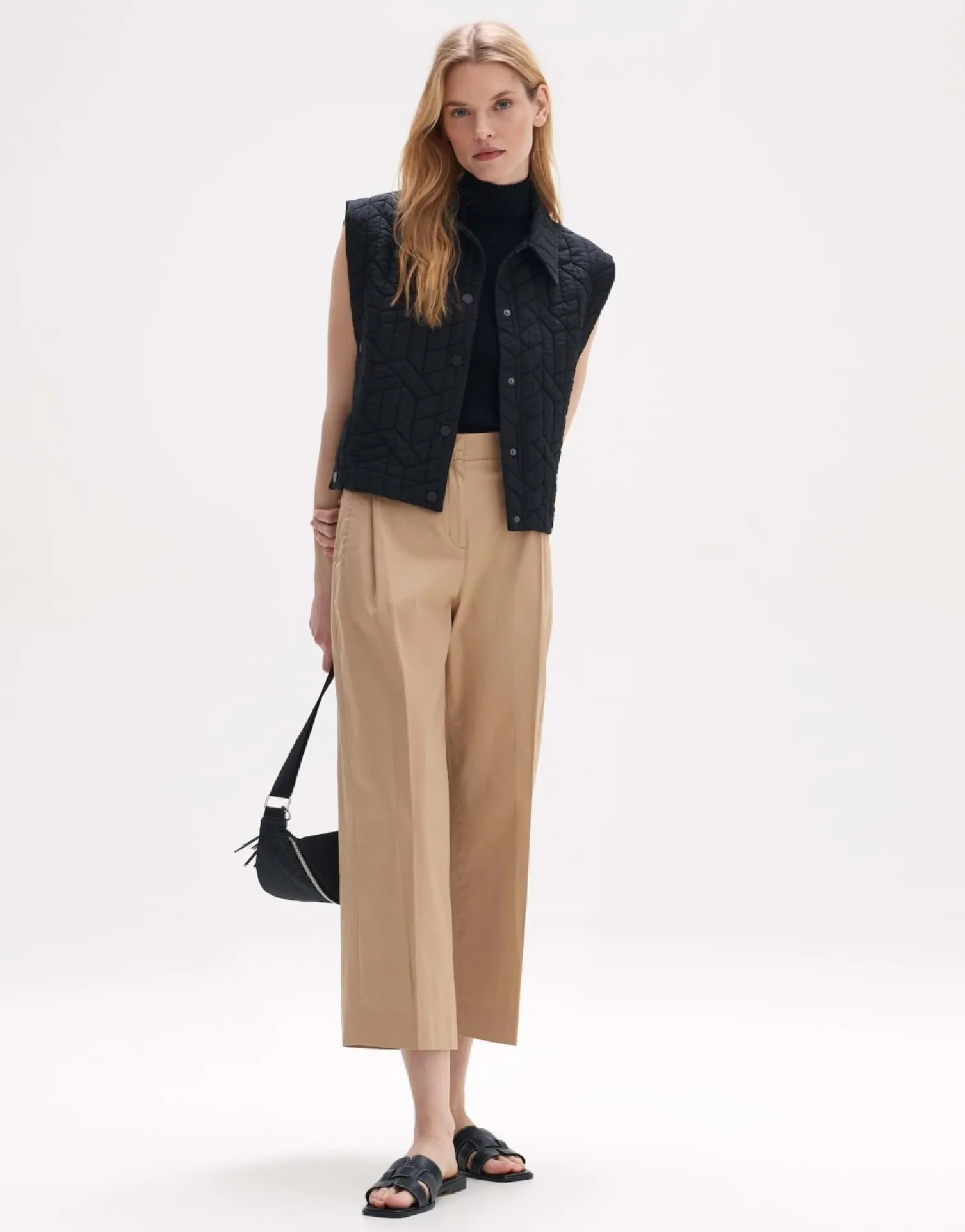 someday Fashion Blazer Vesten>Gewatteerde Bodywarmer Walito Black