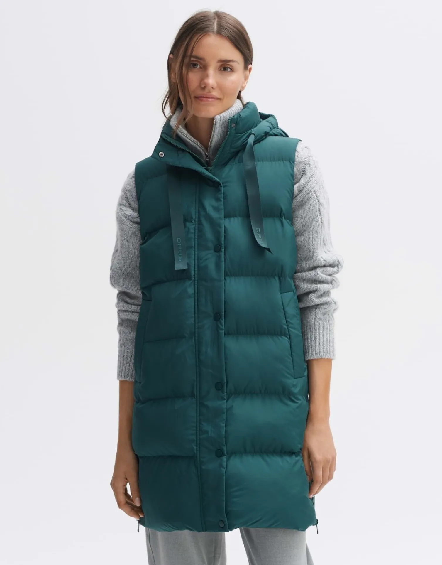 someday Fashion Blazer Vesten>Gewatteerde Bodywarmer Wafina Deep Teal