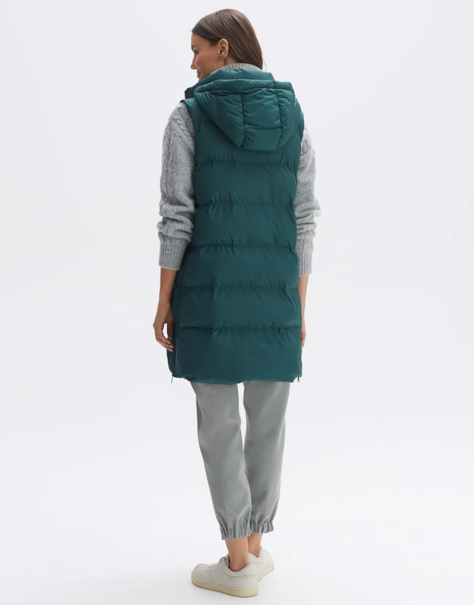 someday Fashion Blazer Vesten>Gewatteerde Bodywarmer Wafina Deep Teal
