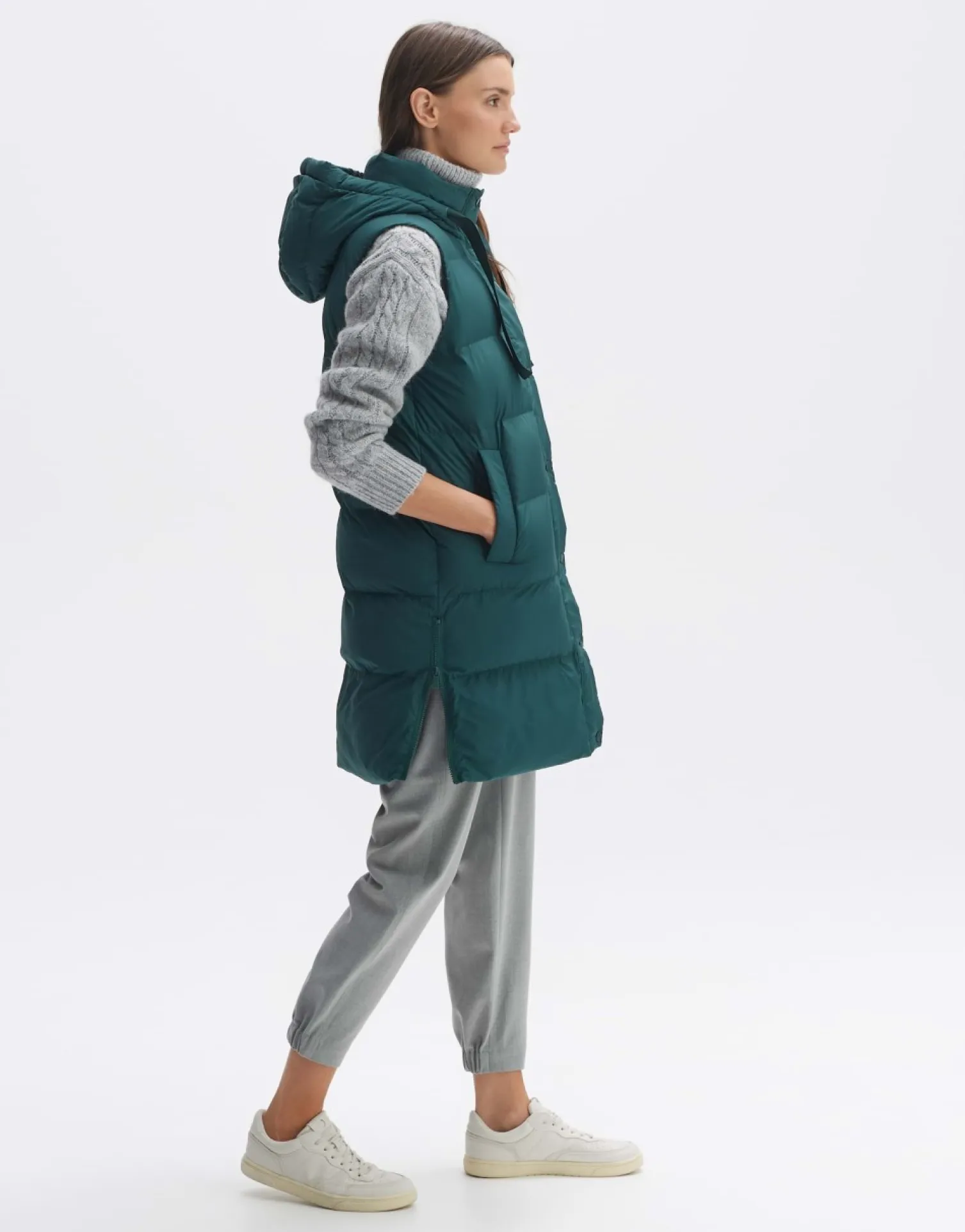 someday Fashion Blazer Vesten>Gewatteerde Bodywarmer Wafina Deep Teal