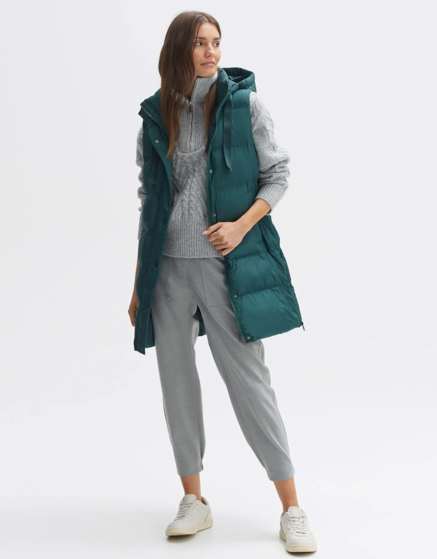 someday Fashion Blazer Vesten>Gewatteerde Bodywarmer Wafina Deep Teal