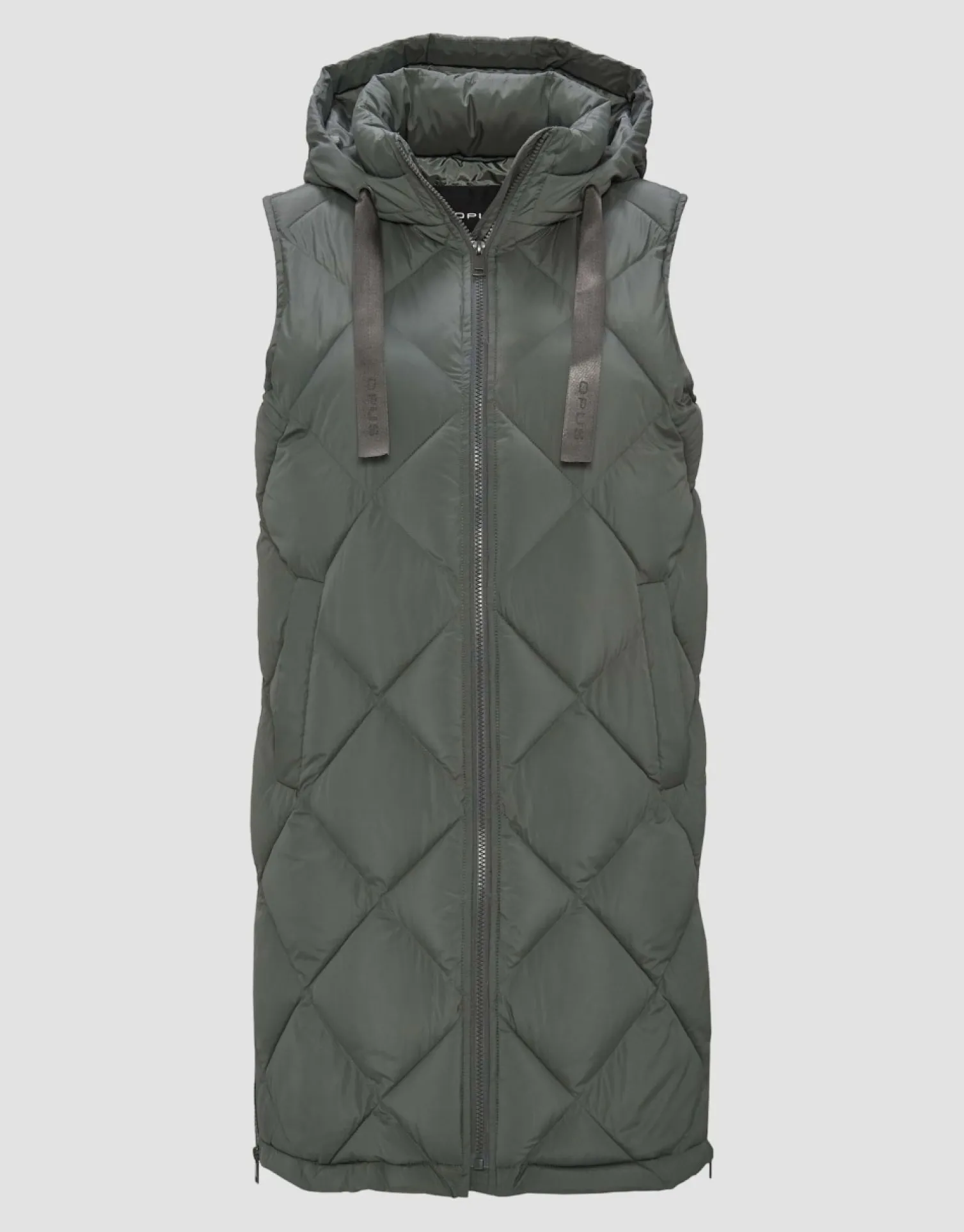 someday Fashion Blazer Vesten>Gewatteerde Bodywarmer Wafi Dark Sage