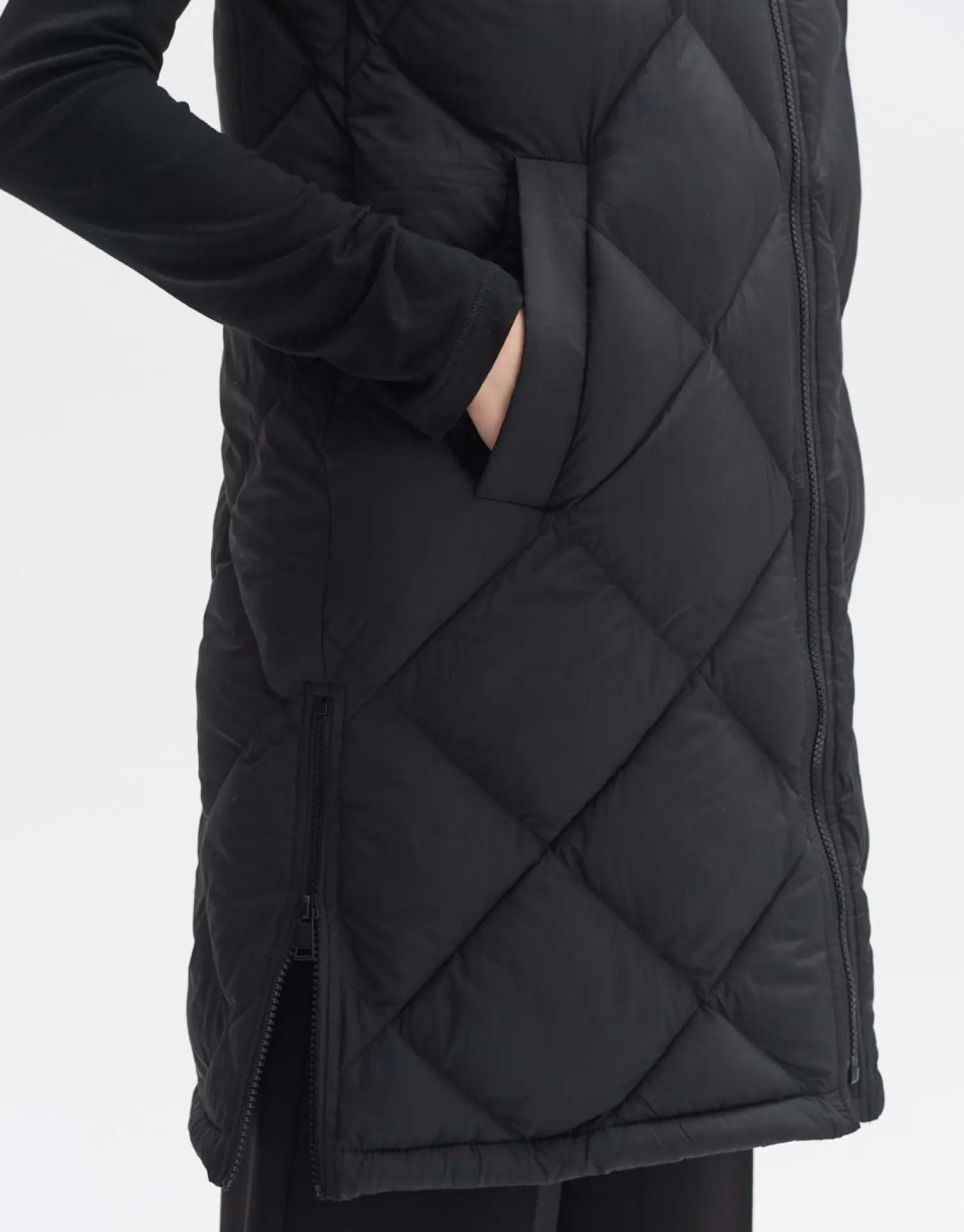someday Fashion Blazer Vesten>Gewatteerde Bodywarmer Wafi Black