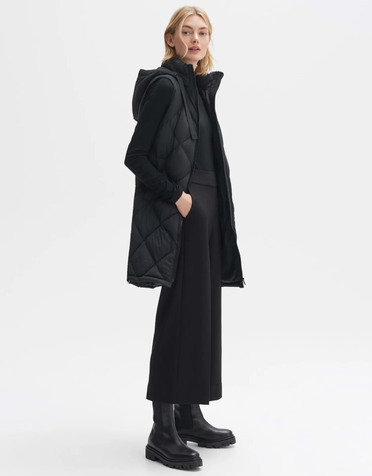 someday Fashion Blazer Vesten>Gewatteerde Bodywarmer Wafi Black