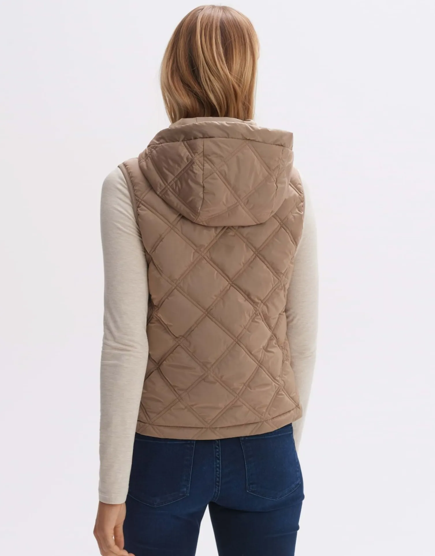 someday Fashion Blazer Vesten>Gewatteerde Bodywarmer Wemo Nutmeg