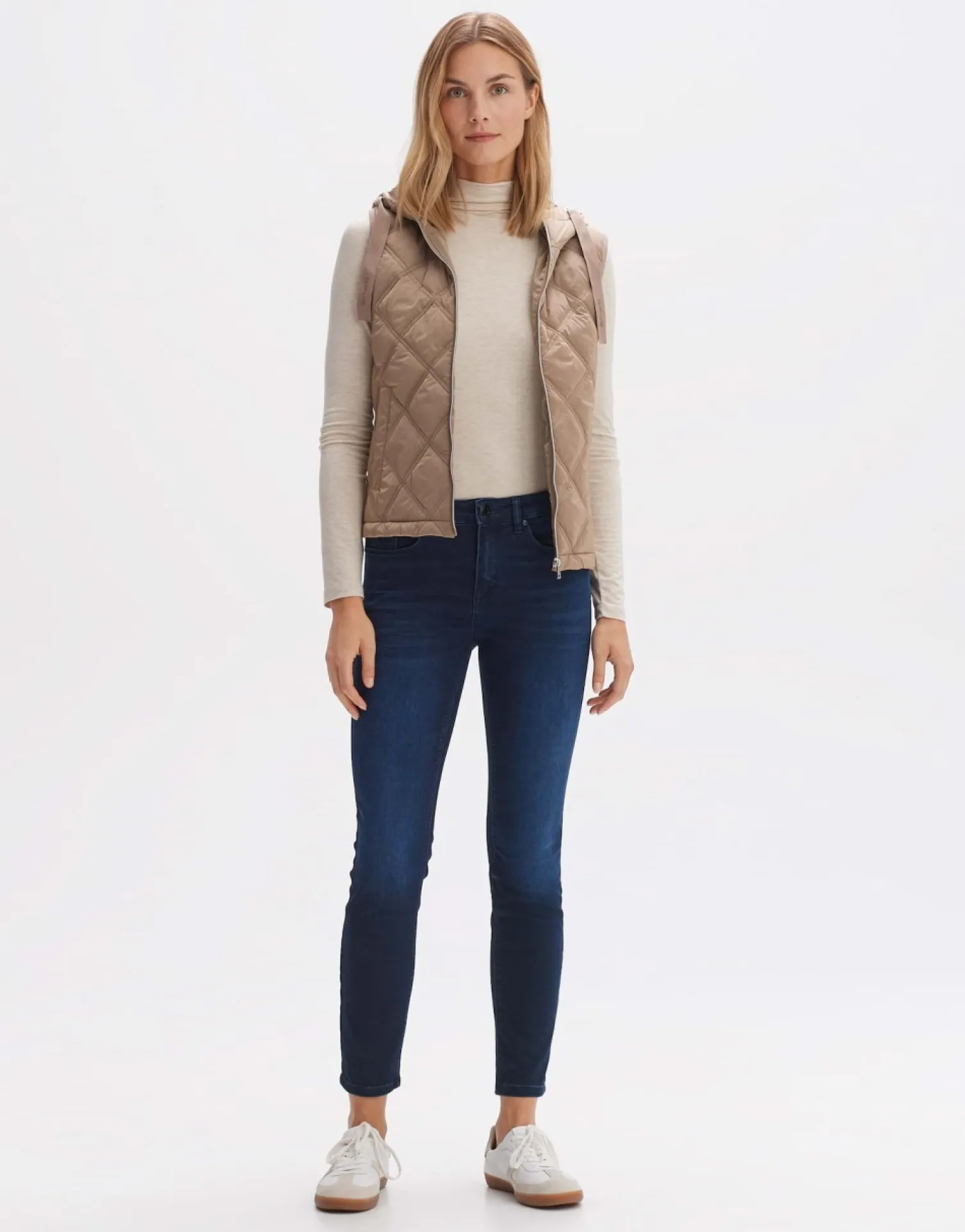 someday Fashion Blazer Vesten>Gewatteerde Bodywarmer Wemo Nutmeg