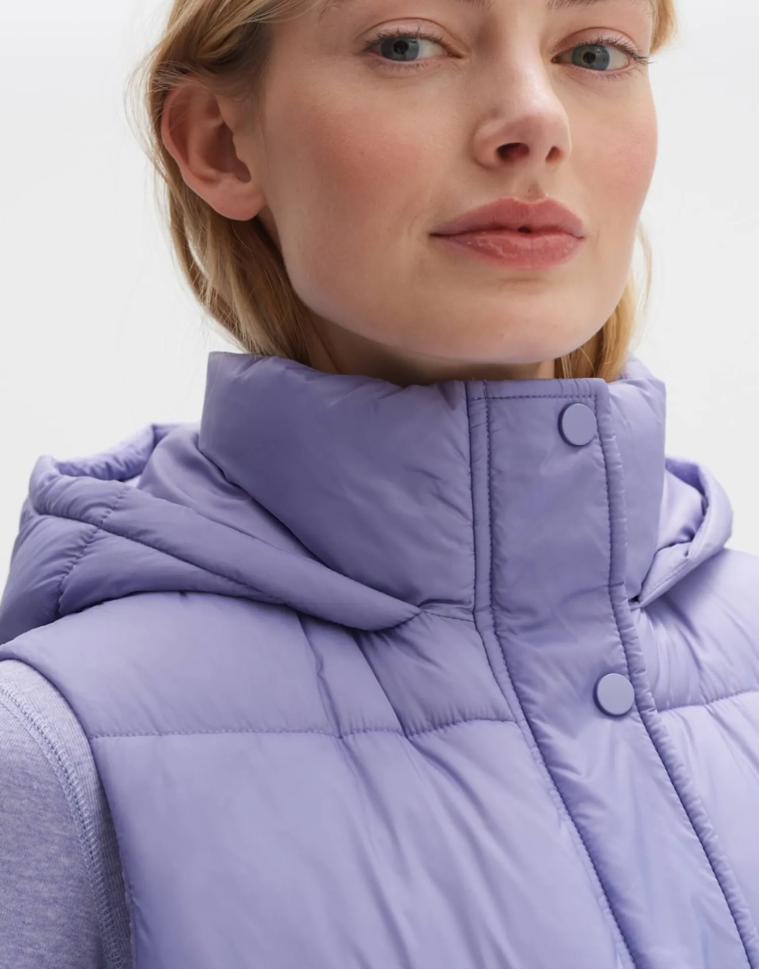 someday Fashion Blazer Vesten>Gewatteerde Bodywarmer Winne Soft Viola
