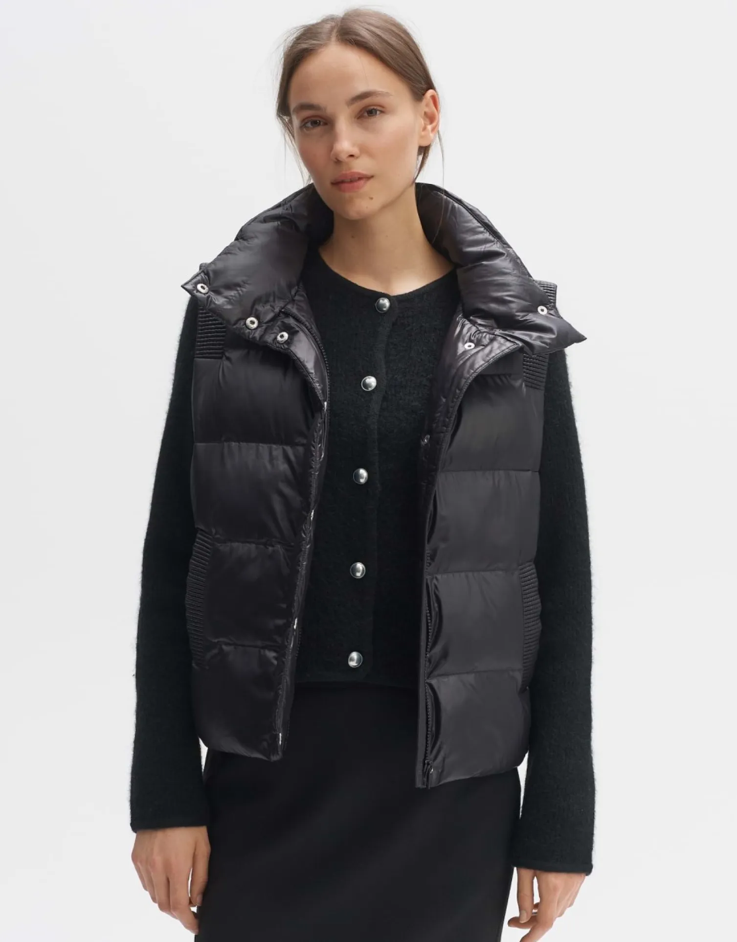 someday Fashion Blazer Vesten>Gewatteerde Bodywarmer Wulja Black