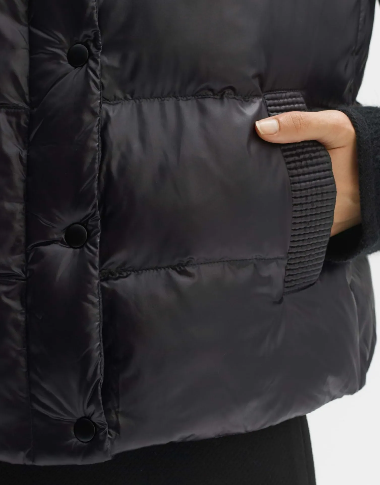 someday Fashion Blazer Vesten>Gewatteerde Bodywarmer Wulja Black