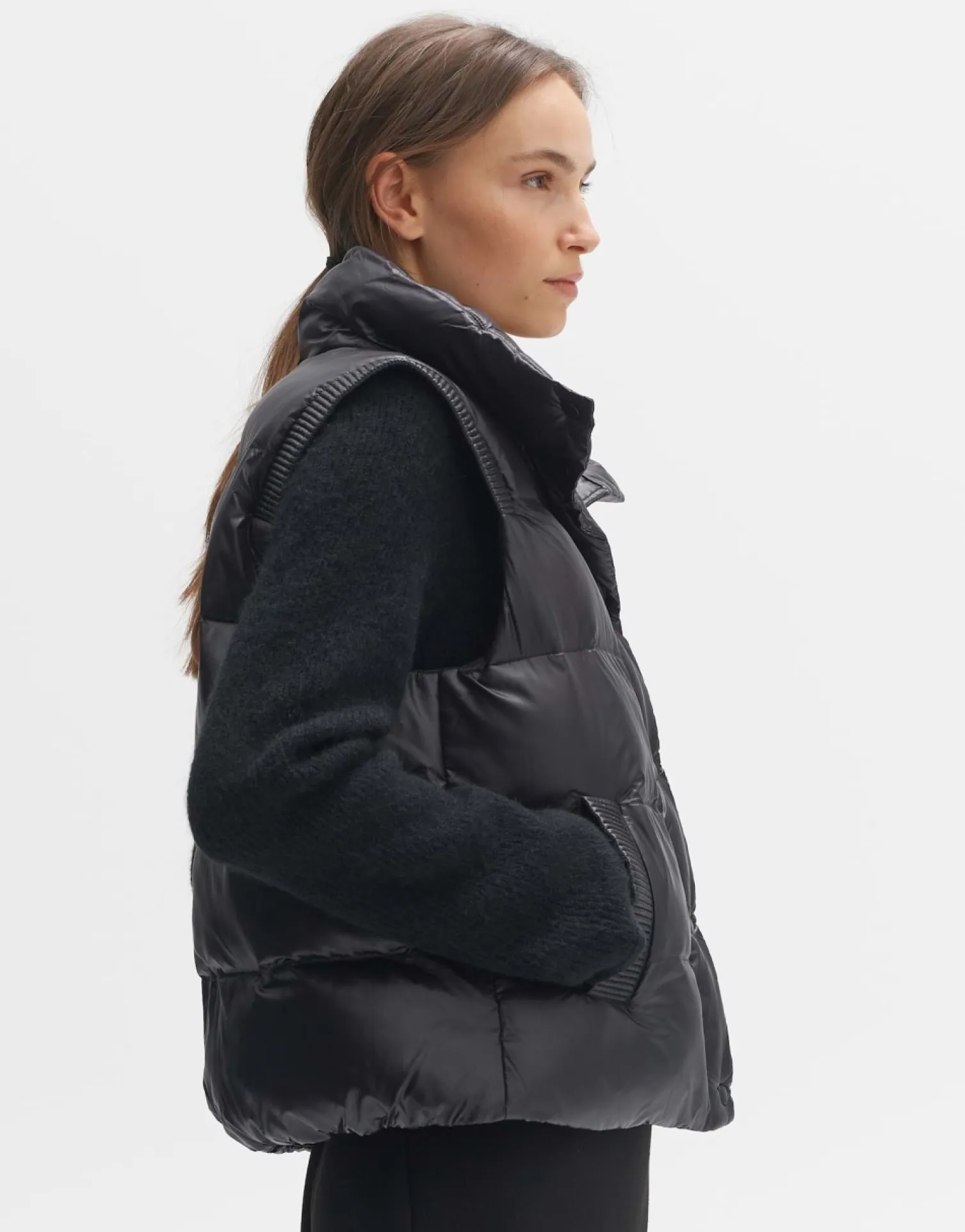 someday Fashion Blazer Vesten>Gewatteerde Bodywarmer Wulja Black