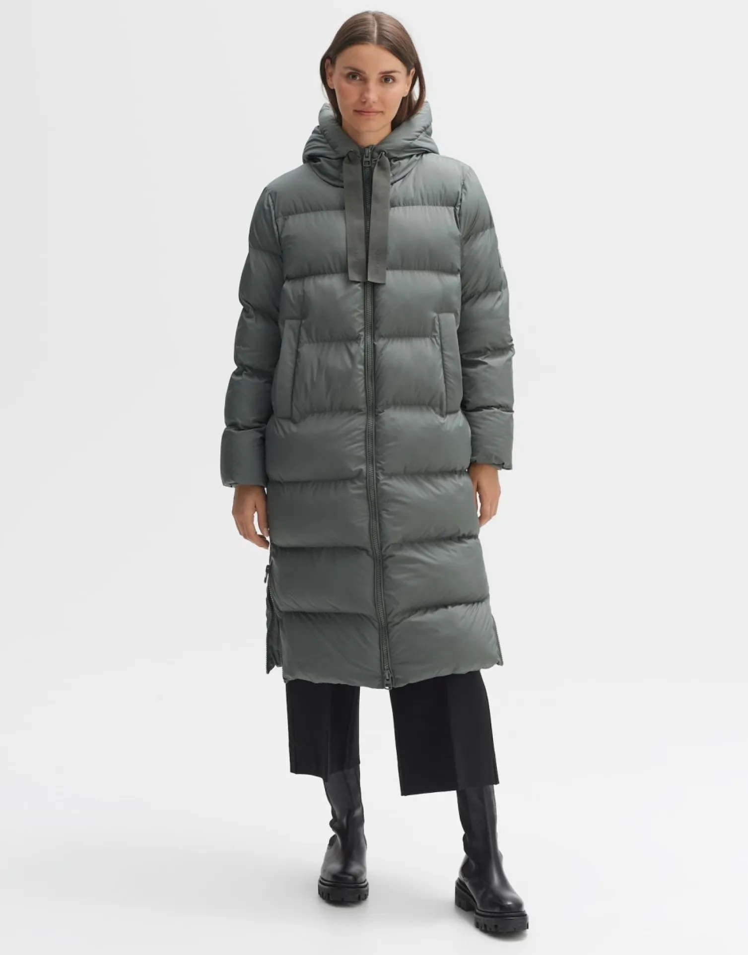 someday Fashion Outdoor>Gewatteerde Mantel Habine Dark Sage