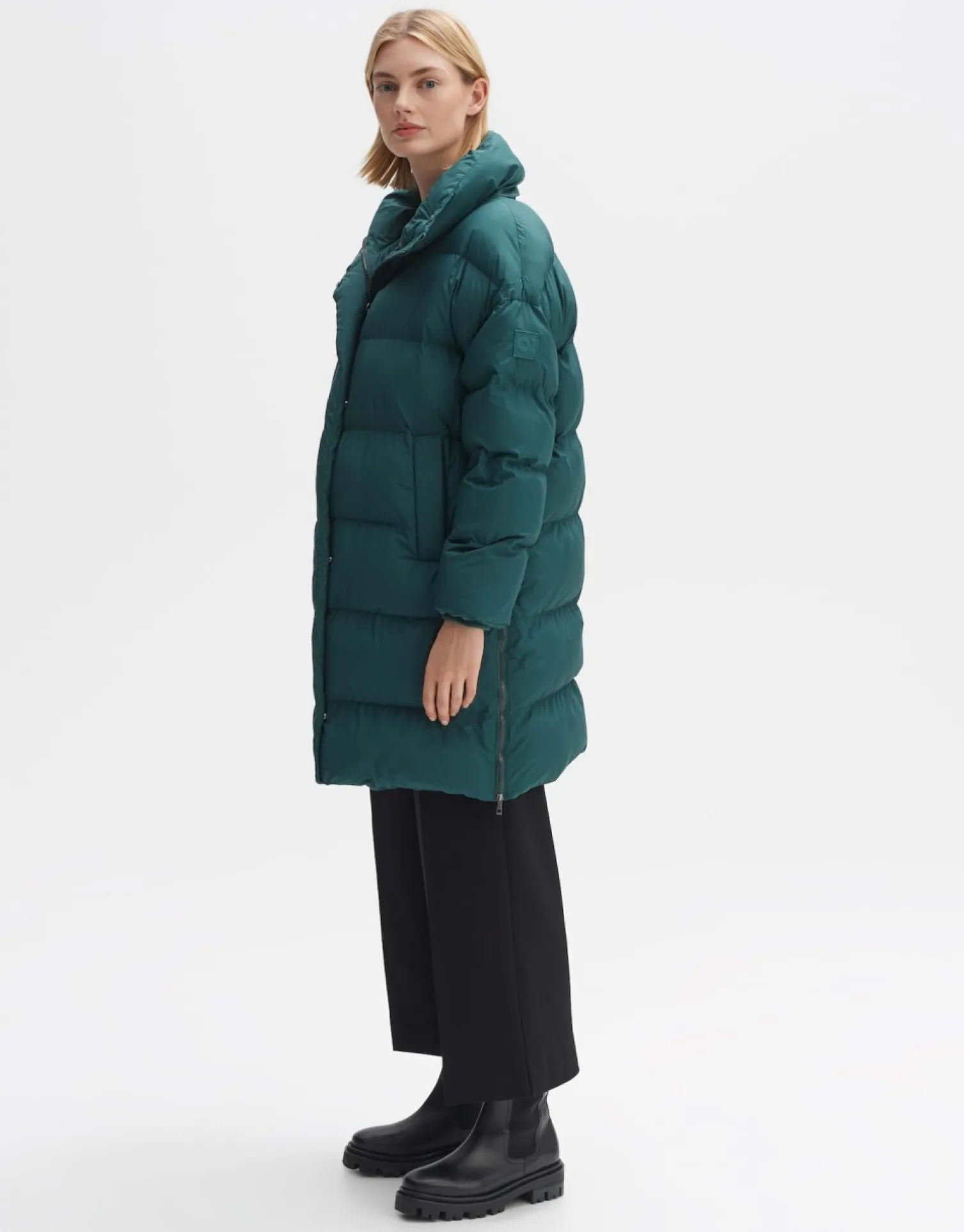 someday Fashion Outdoor>Gewatteerde Mantel Hileni Deep Teal