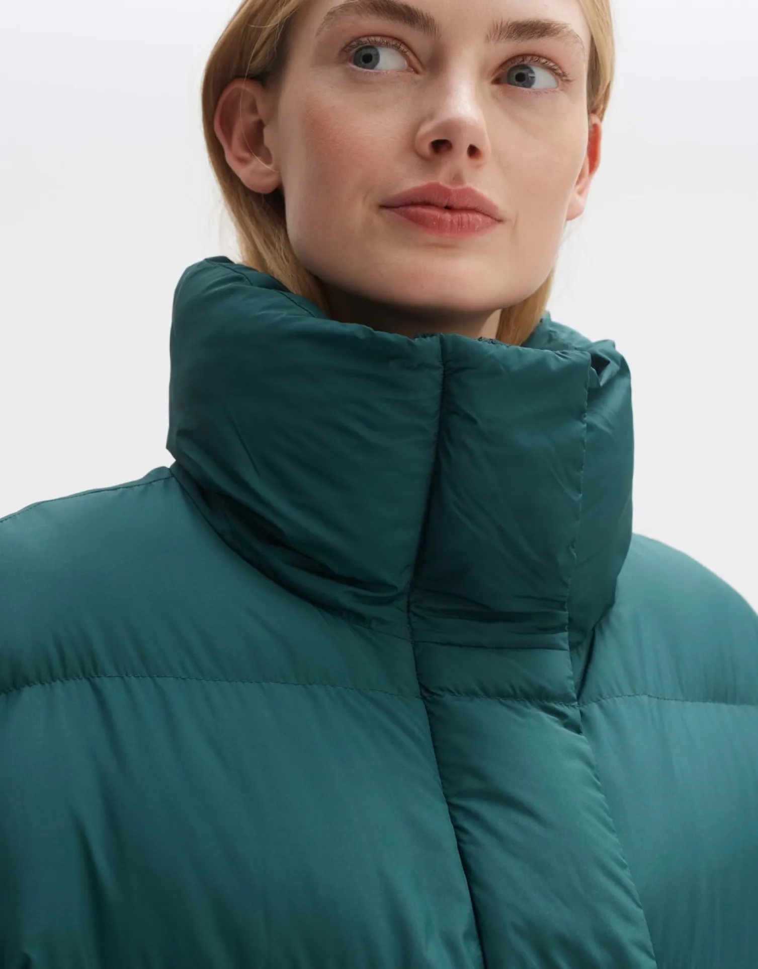 someday Fashion Outdoor>Gewatteerde Mantel Hileni Deep Teal