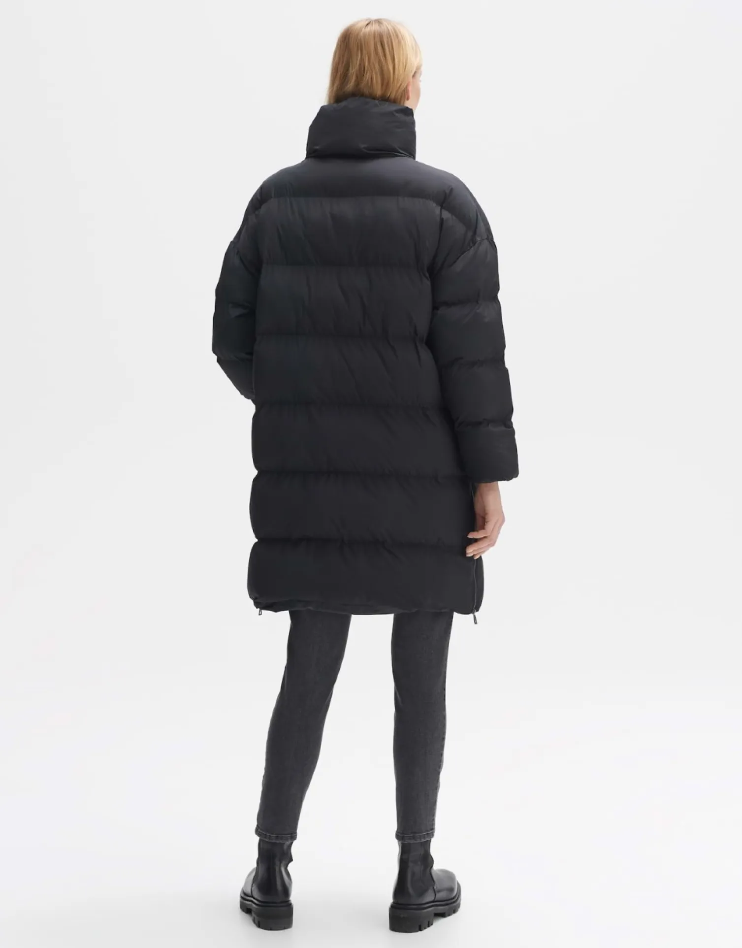 someday Fashion Outdoor>Gewatteerde Mantel Hileni Black
