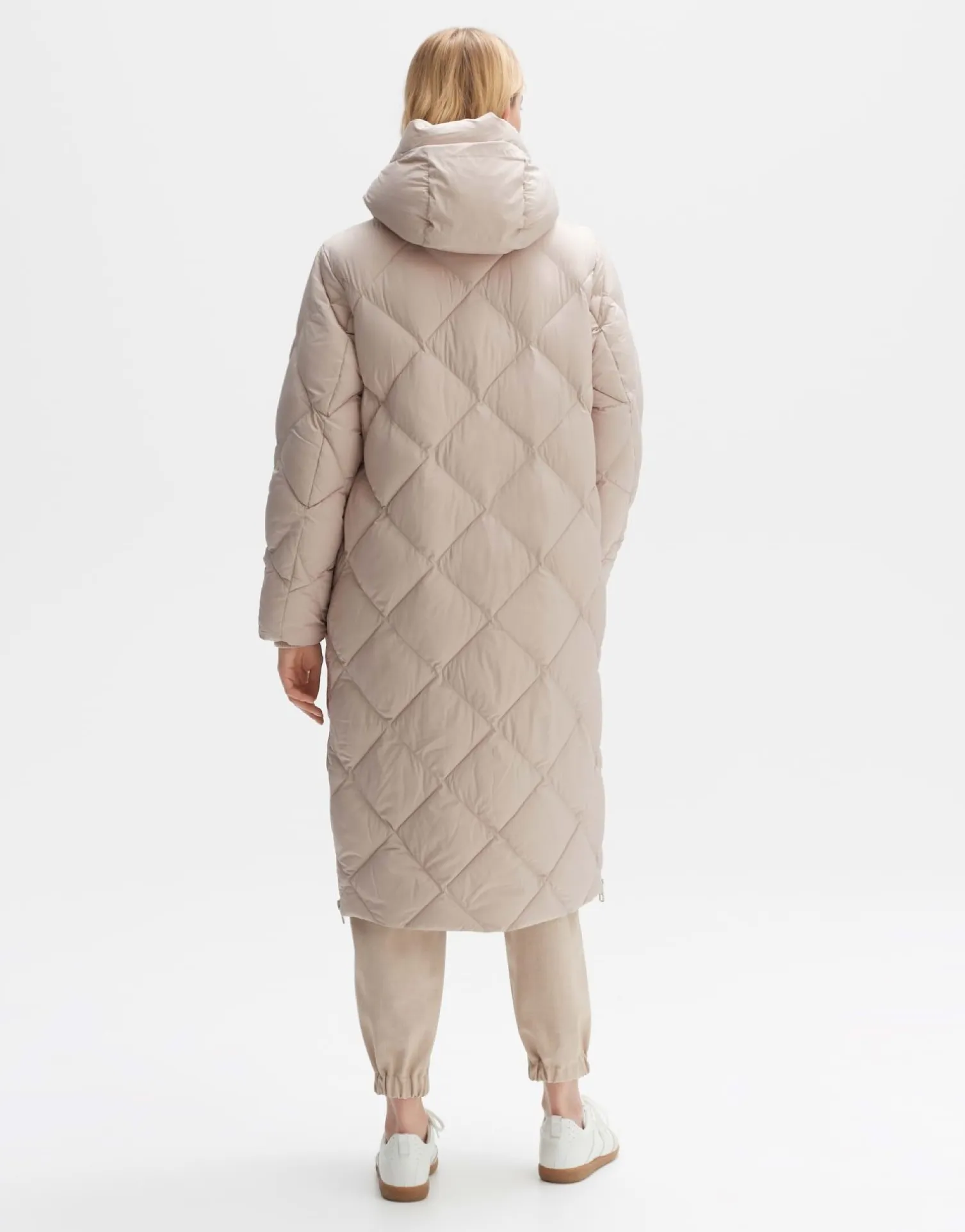 someday Fashion Outdoor>Gewatteerde Mantel Hubine Macadamia