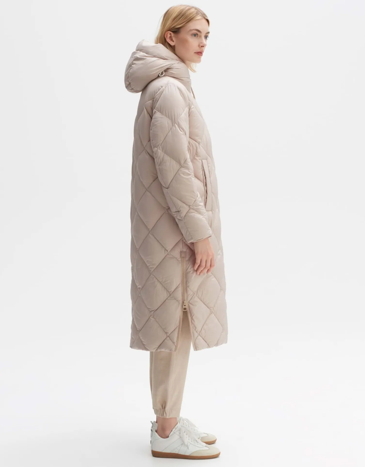 someday Fashion Outdoor>Gewatteerde Mantel Hubine Macadamia