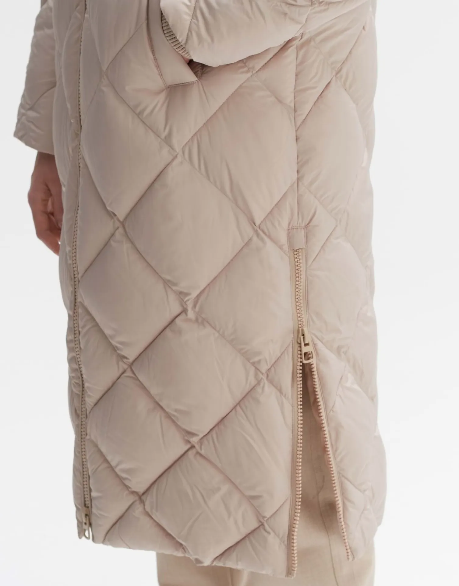someday Fashion Outdoor>Gewatteerde Mantel Hubine Macadamia