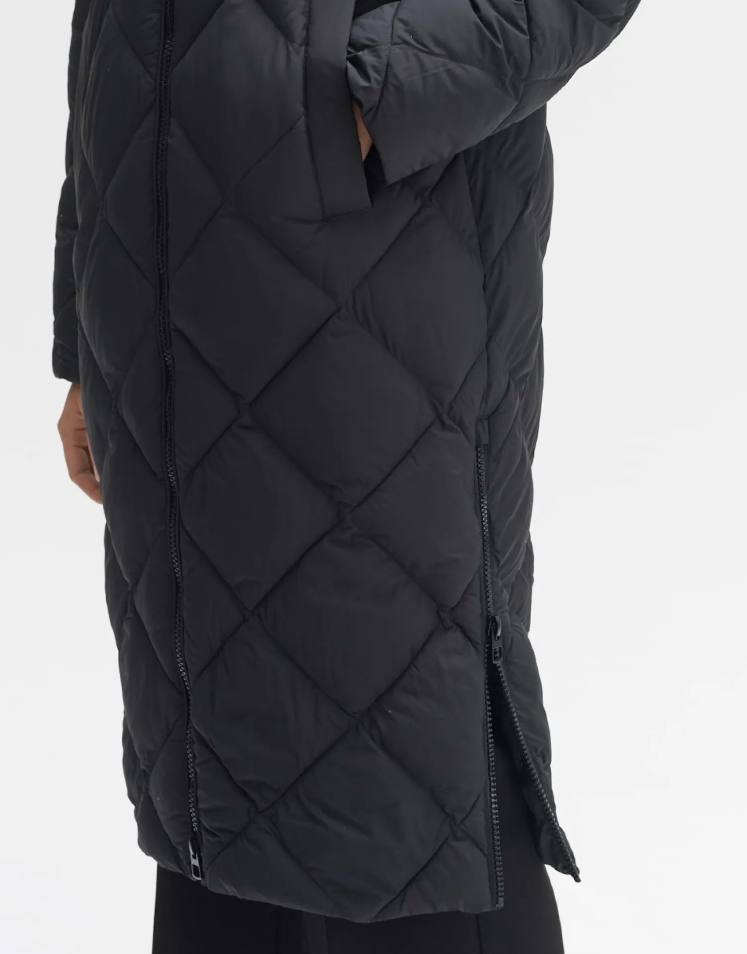 someday Fashion Outdoor>Gewatteerde Mantel Hubine Black