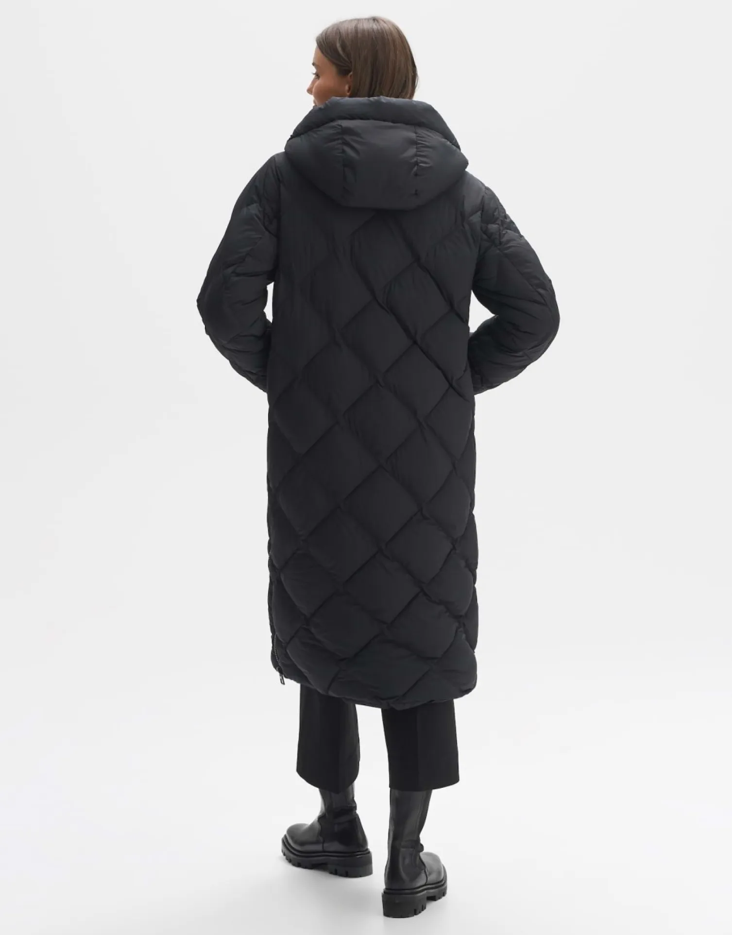 someday Fashion Outdoor>Gewatteerde Mantel Hubine Black