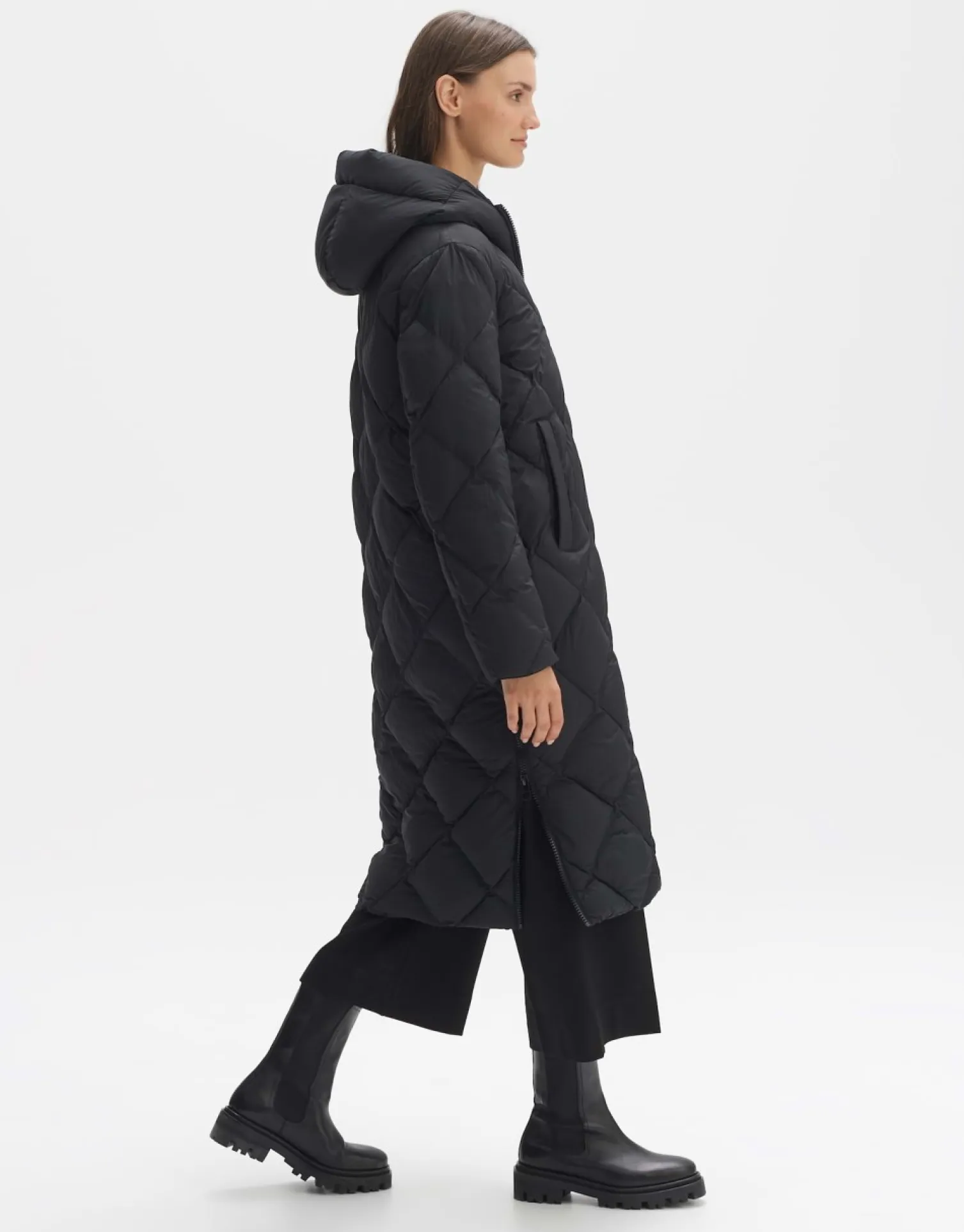 someday Fashion Outdoor>Gewatteerde Mantel Hubine Black