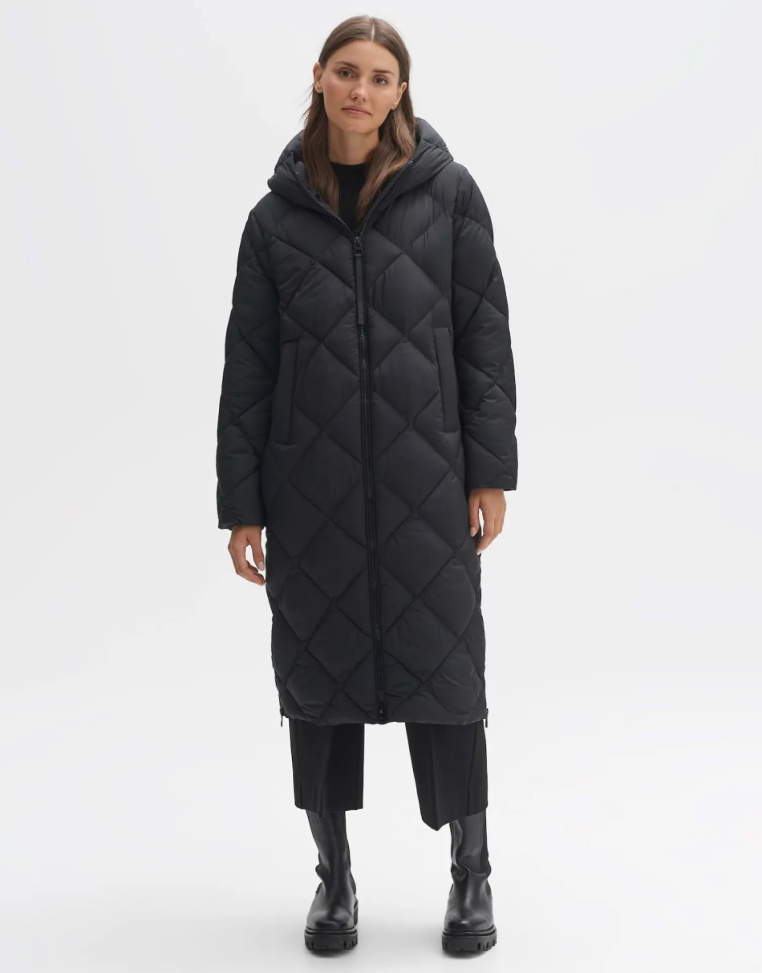 someday Fashion Outdoor>Gewatteerde Mantel Hubine Black