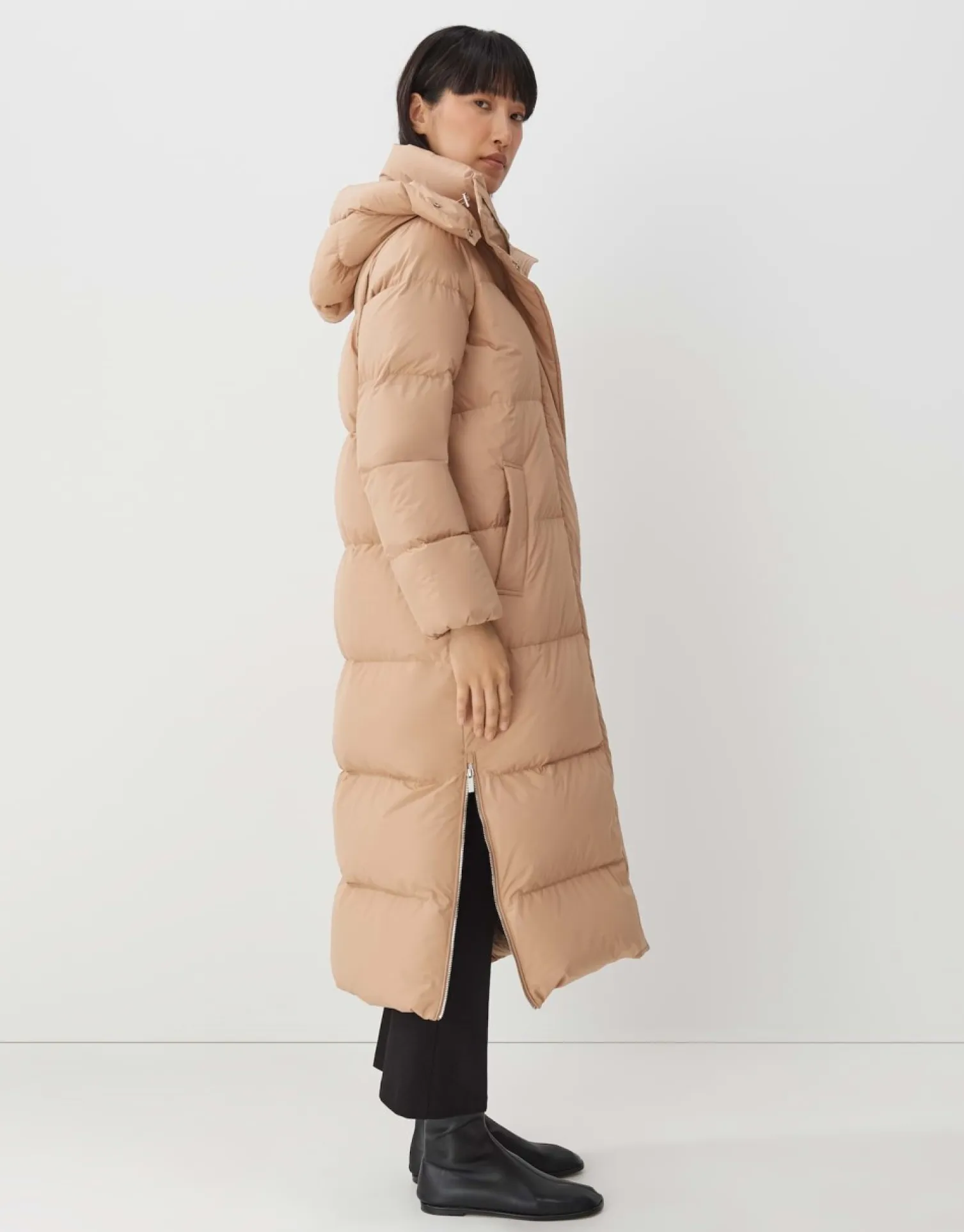 someday Fashion Outdoor>Gewatteerde Mantel Varica Brown Hazel