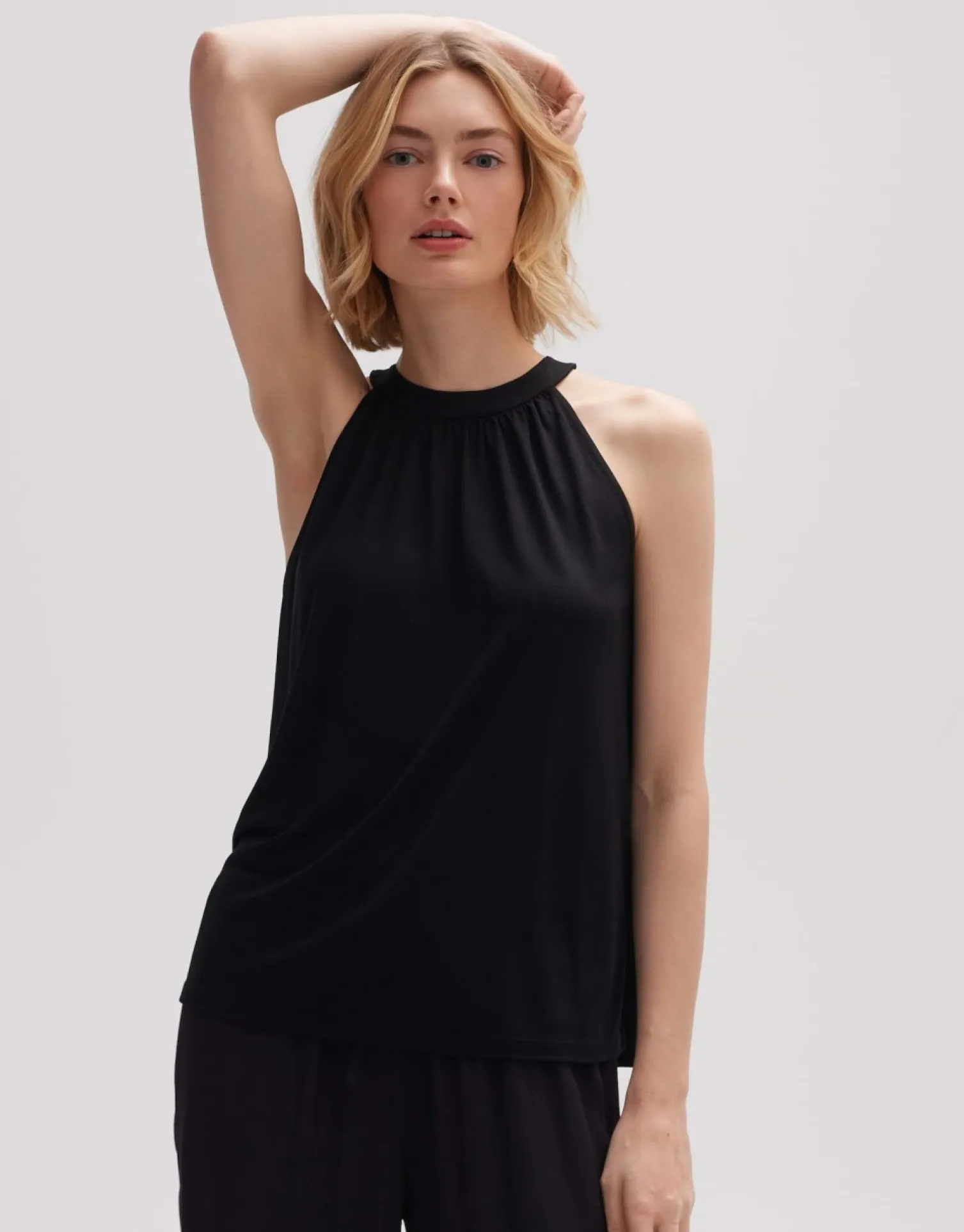 someday Fashion Shirts>Haltertop Imoro Black