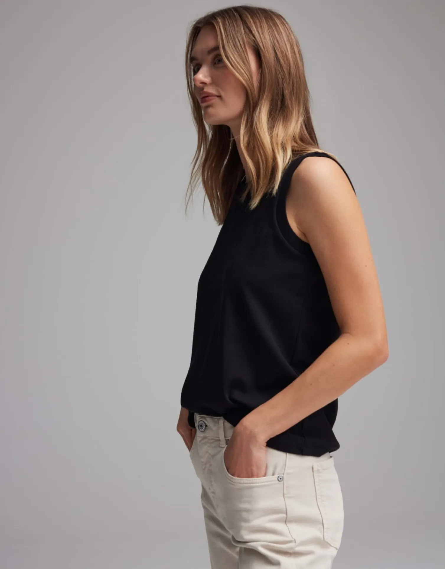 someday Fashion Shirts>Jersey Top Ilayda Black